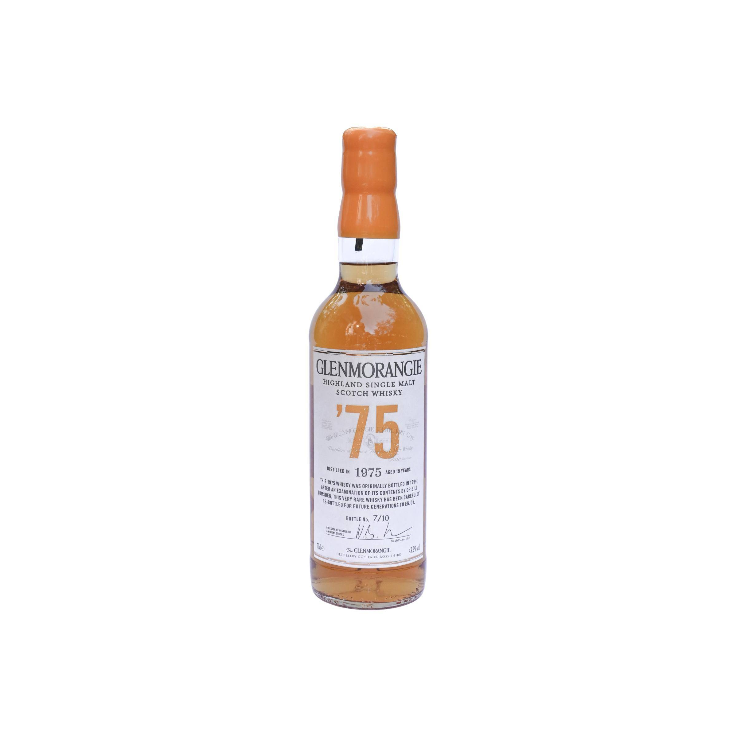 Glenmorangie 1975 19 Years Single Malt Whisky