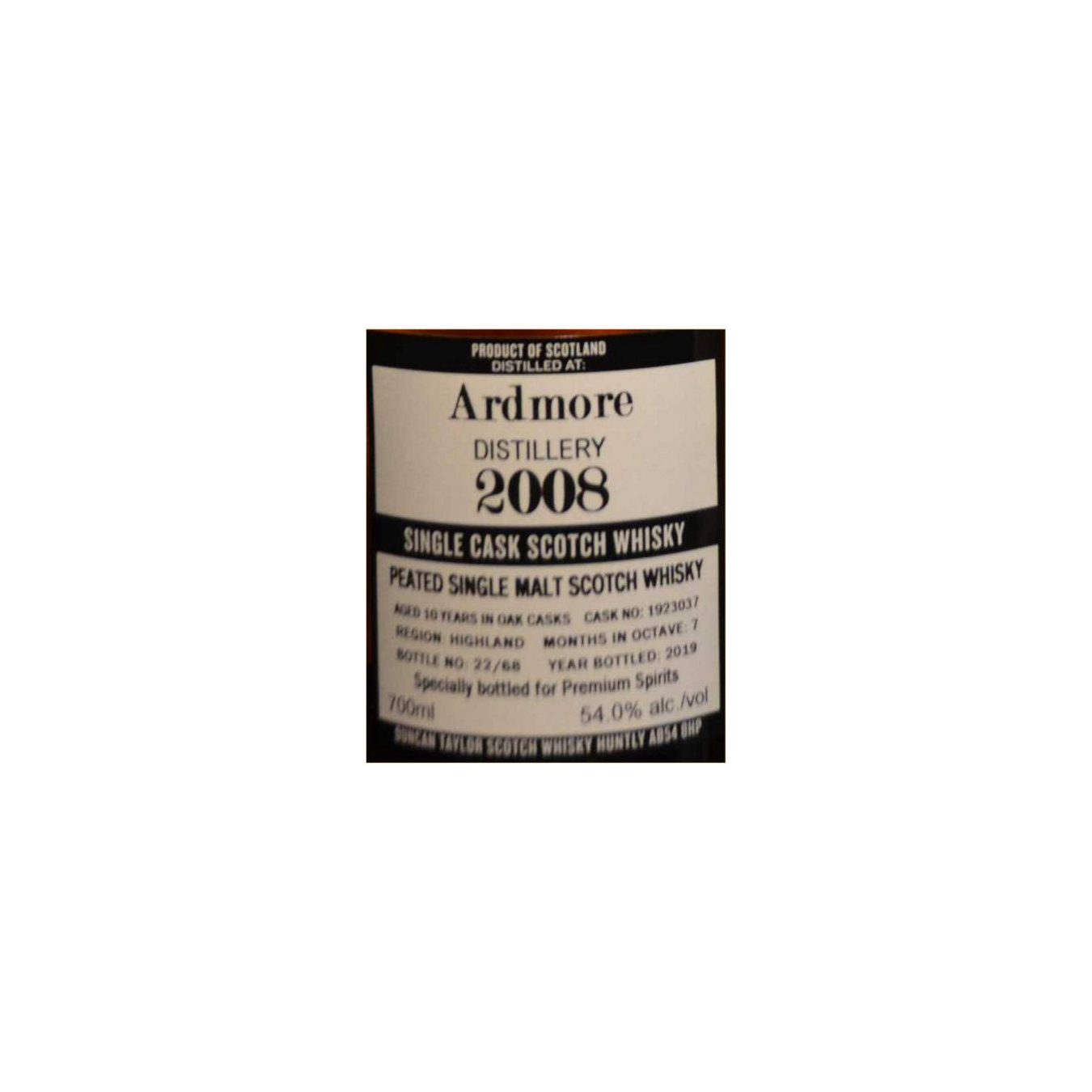 Ardmore The Octave 2008 10 Years Single Malt Whisky