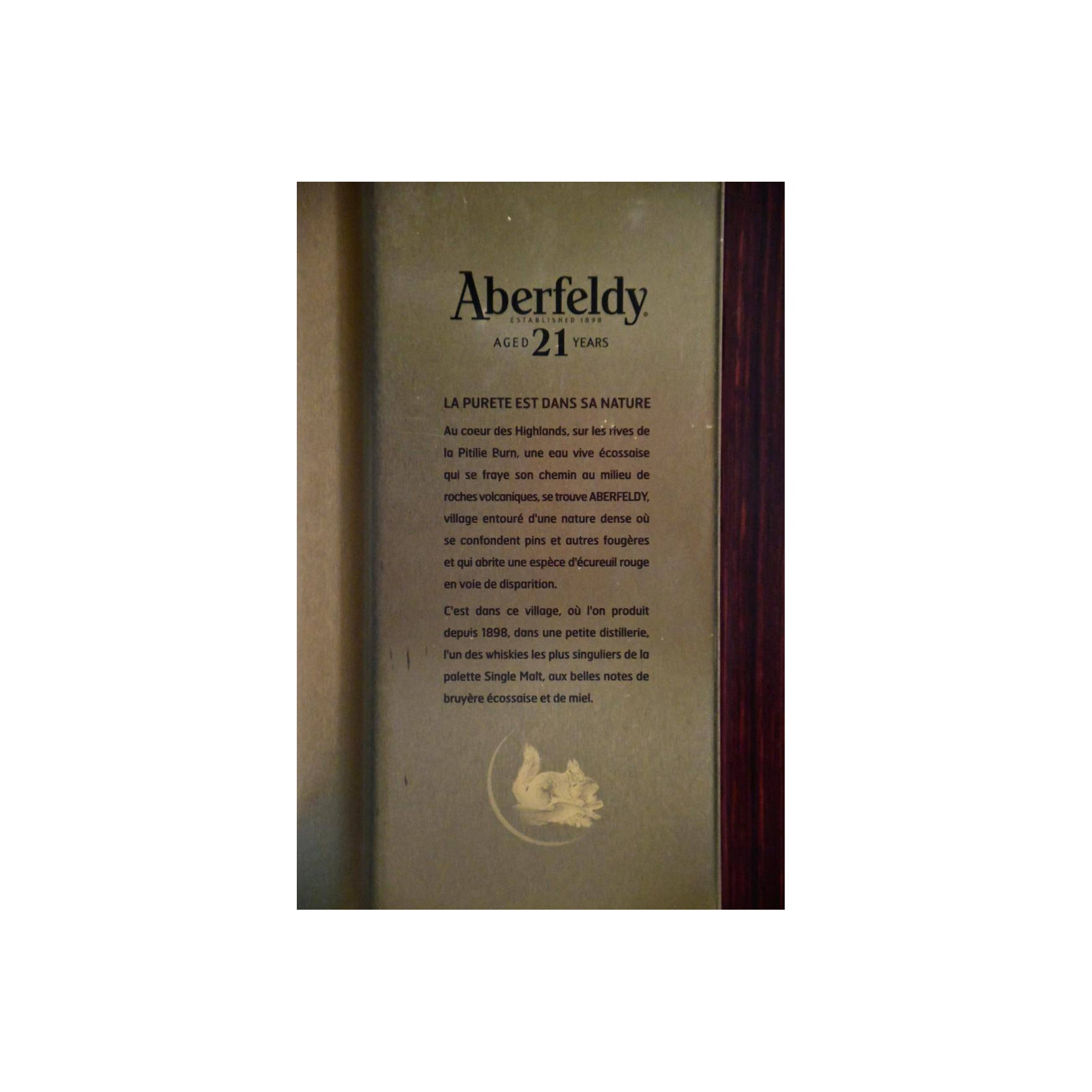 Aberfeldy 21 Years Single Malt Whisky 3