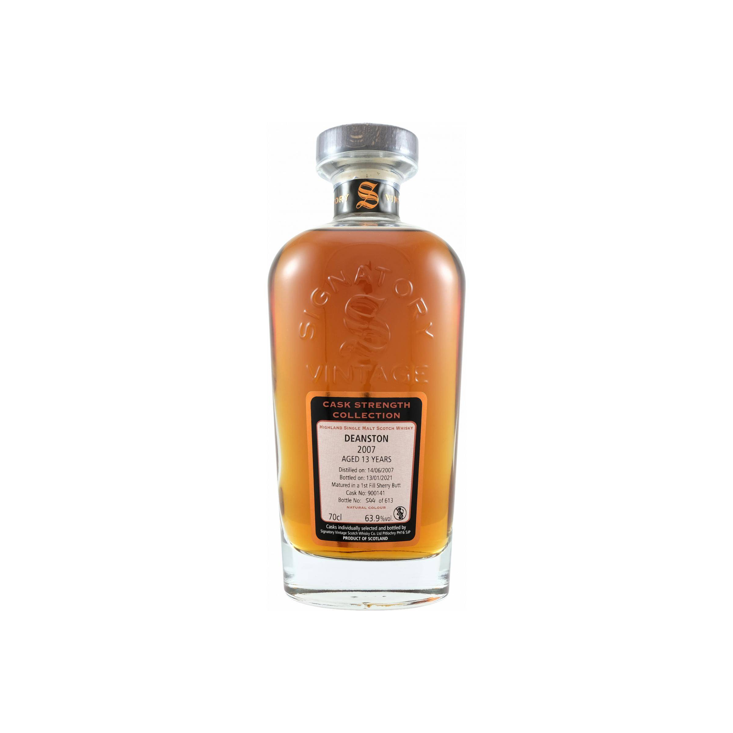 Deanston Cask Strength Collection 2007 13 Years Single Malt Whisky