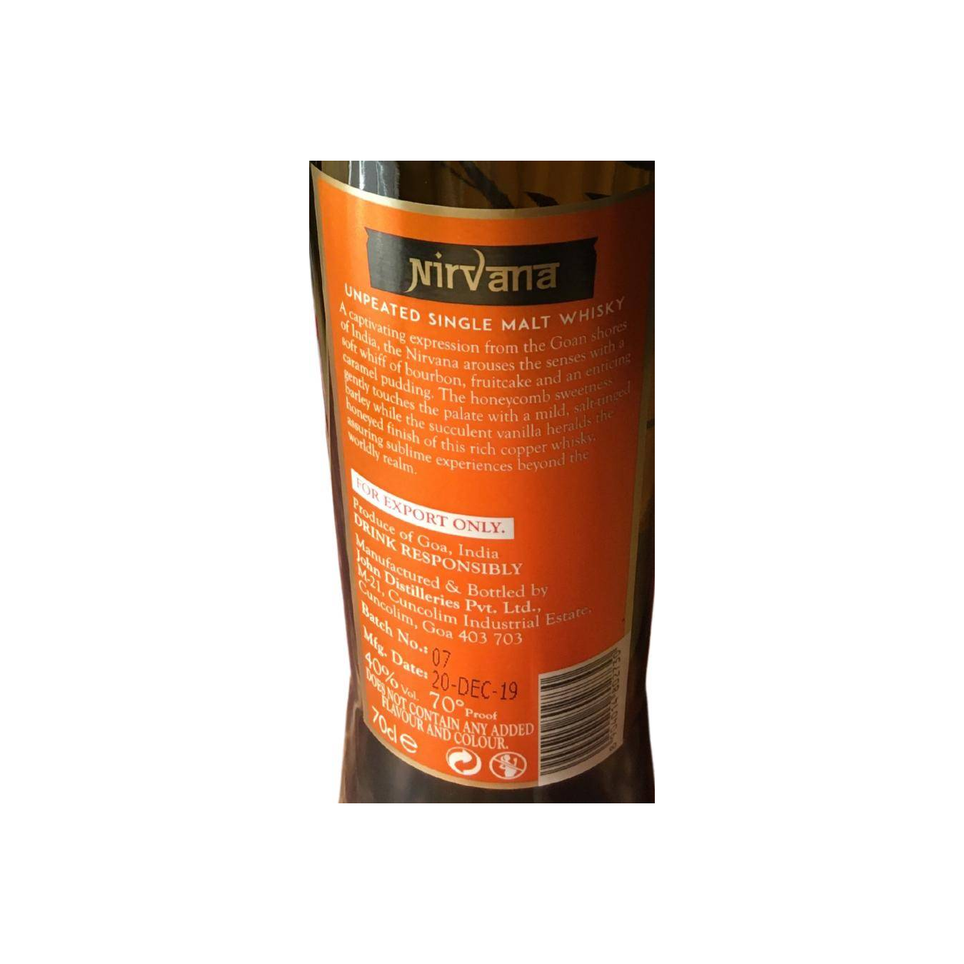 Paul John Single Malt Whisky