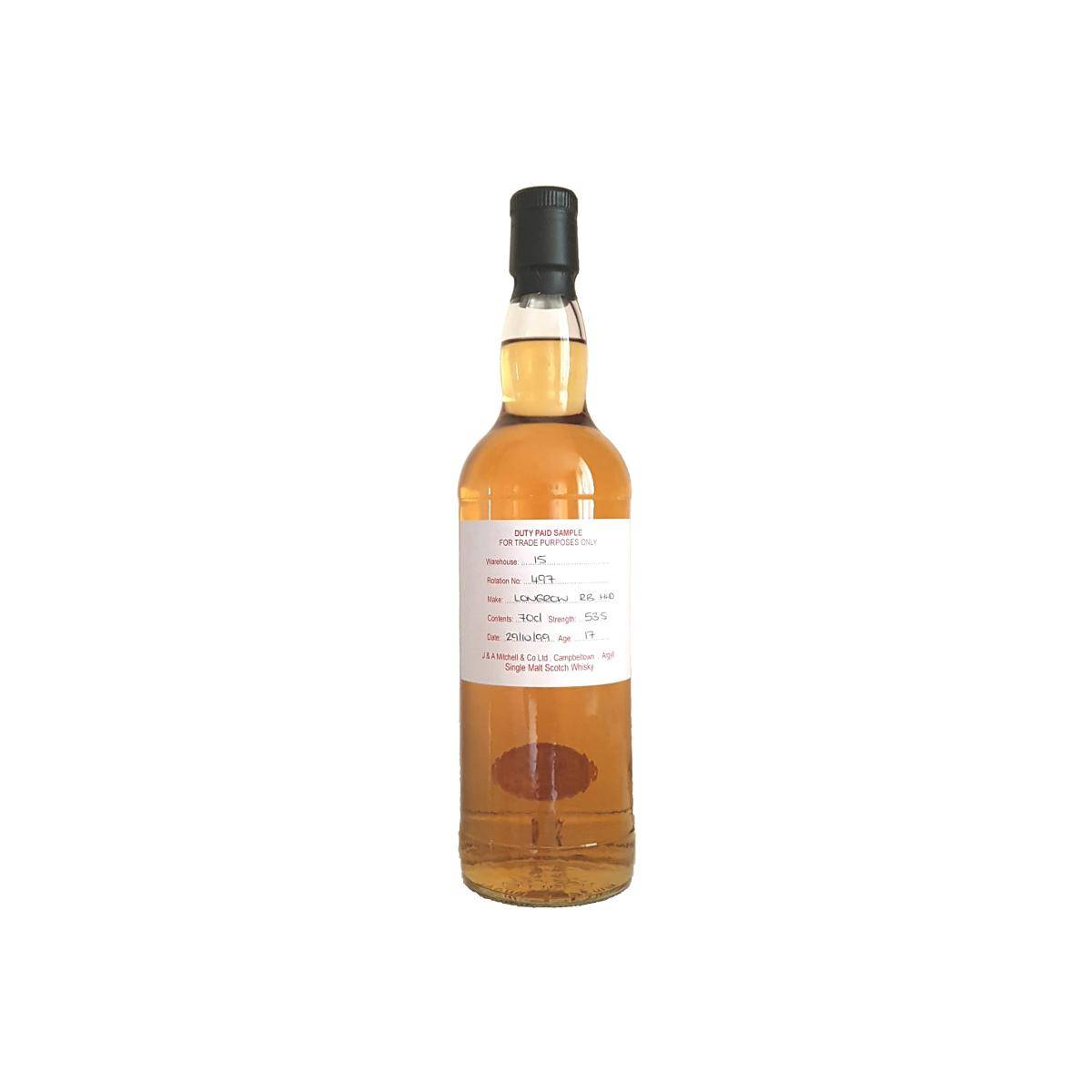 Longrow Duty Paid Sample - For Trade Purposes Only 1999 17 Years Single Malt Whisky