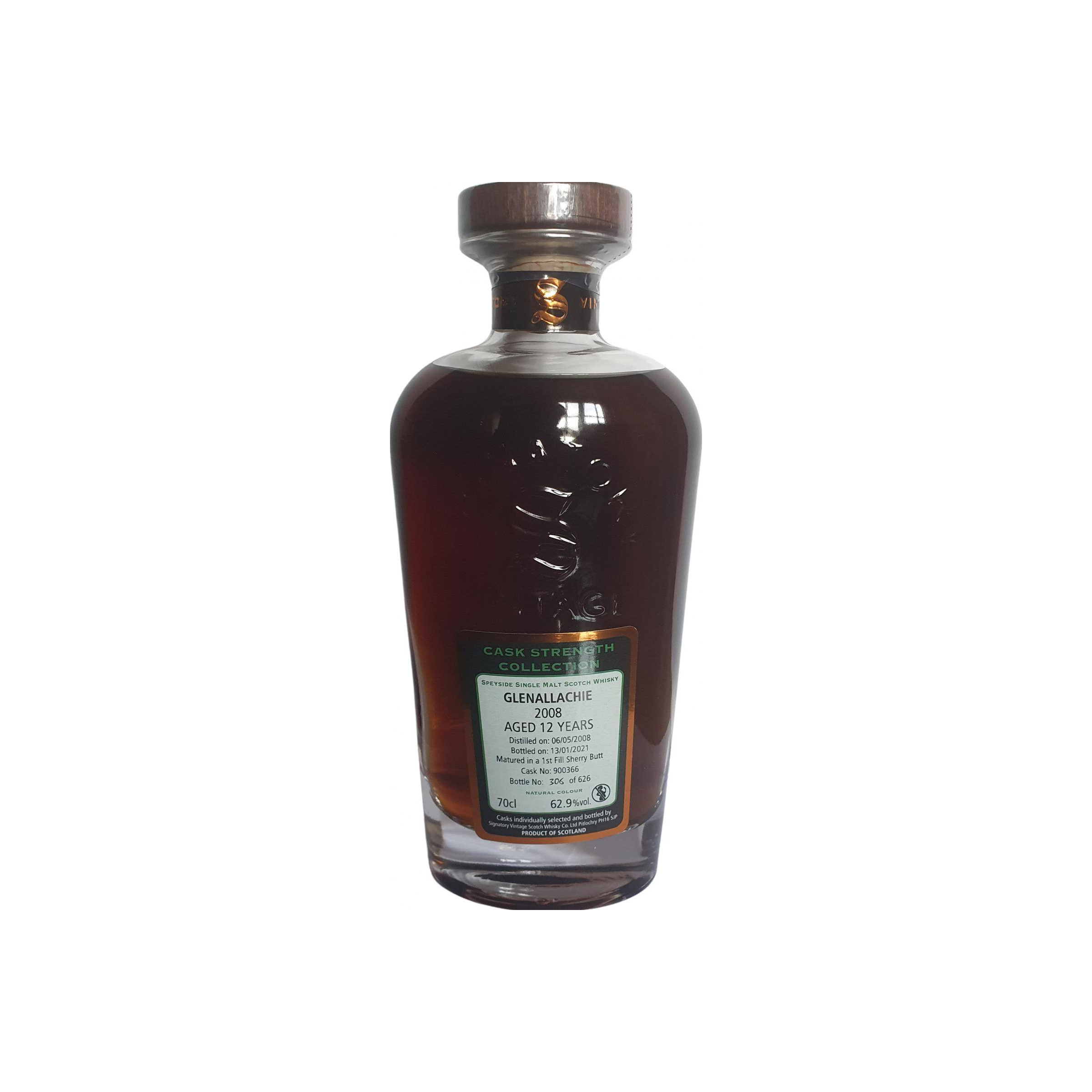 The GlenAllachie Cask Strength Collection 2008 12 Years Single Malt Whisky