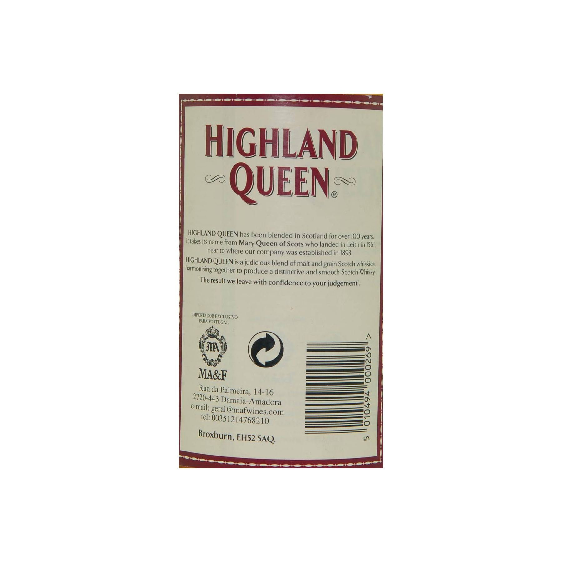 Highland Queen Finest Old Scotch Whisky 3