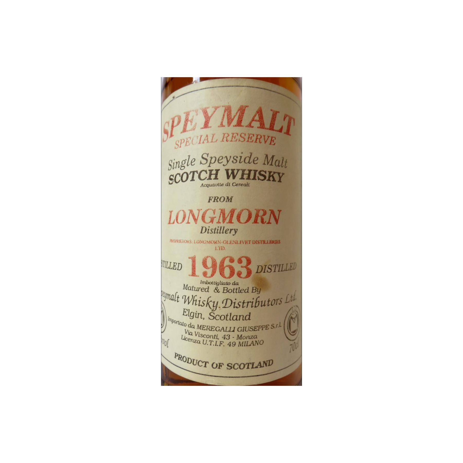 Longmorn 1963 Single Malt Whisky 2