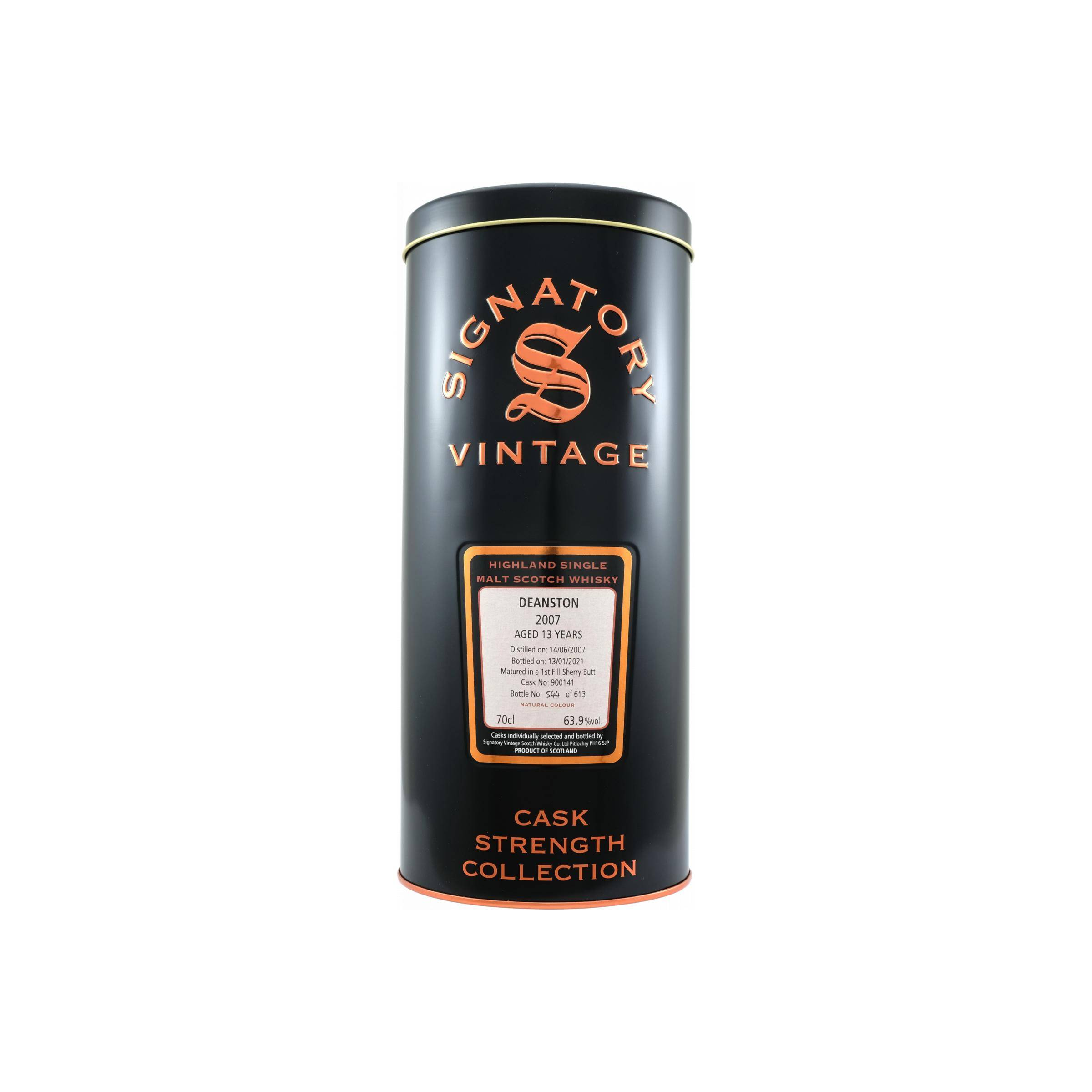 Deanston Cask Strength Collection 2007 13 Years Single Malt Whisky 2