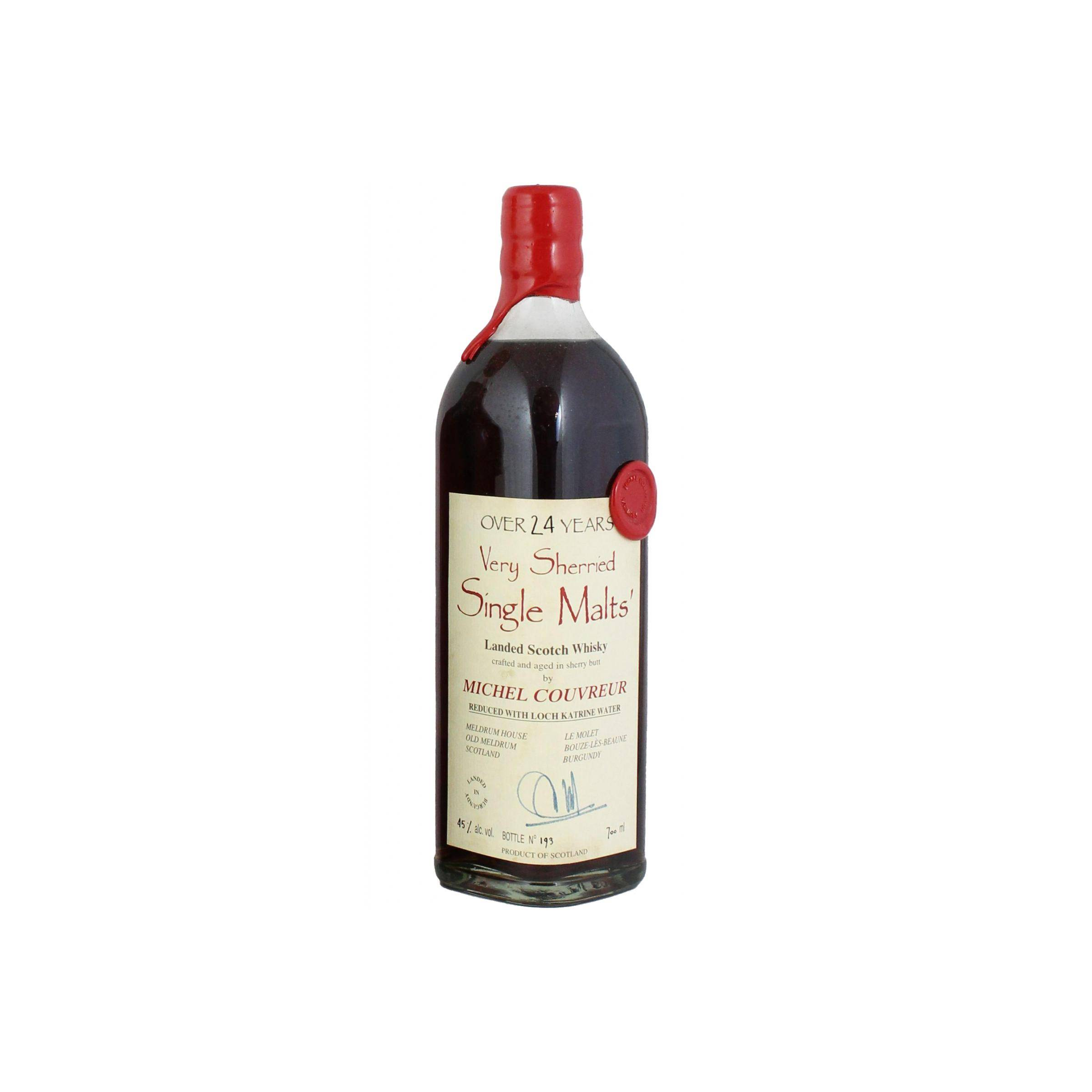 Michel Couvreur 24 Years Single Malt Whisky