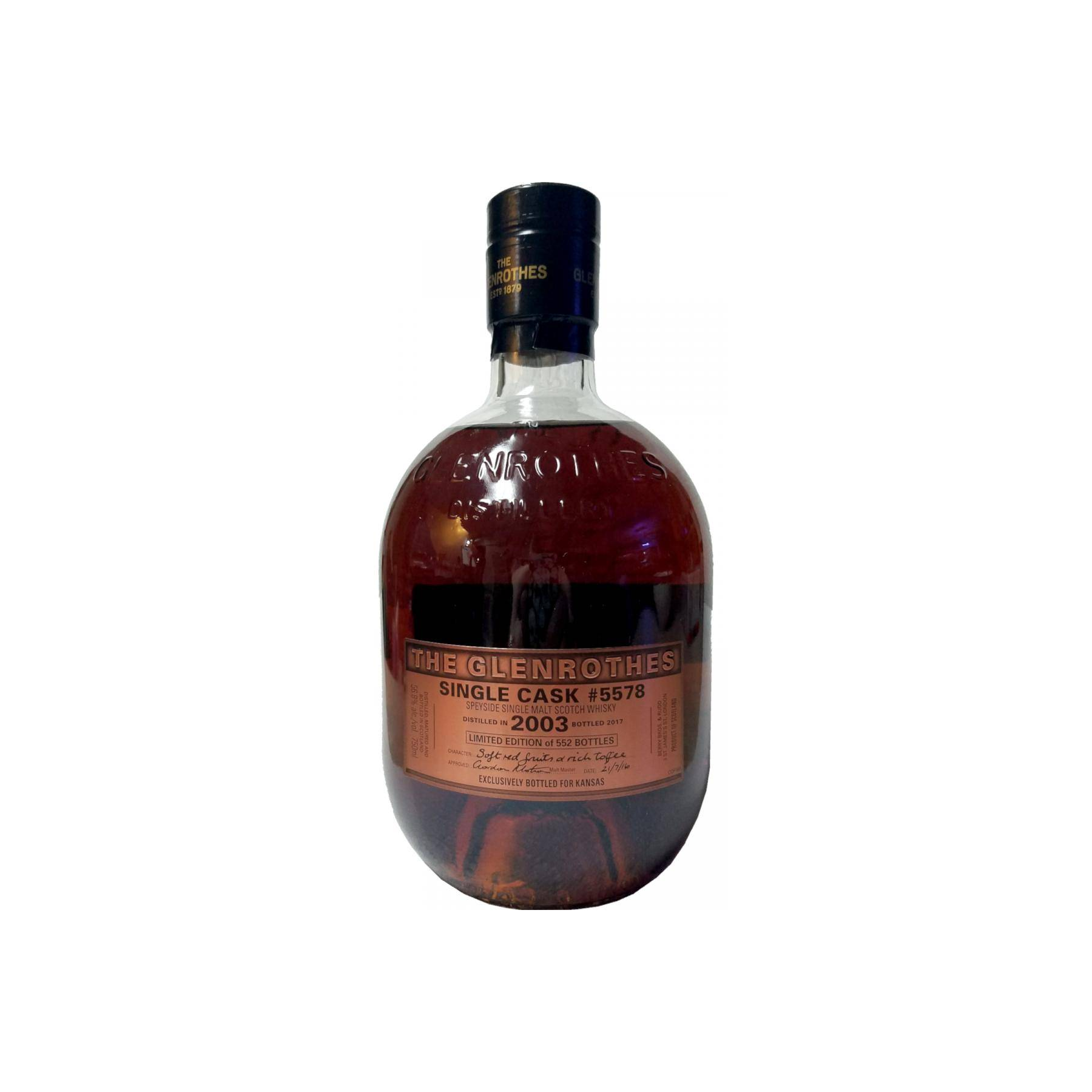 The Glenrothes Single Cask 2003 14 Years Single Malt Whisky