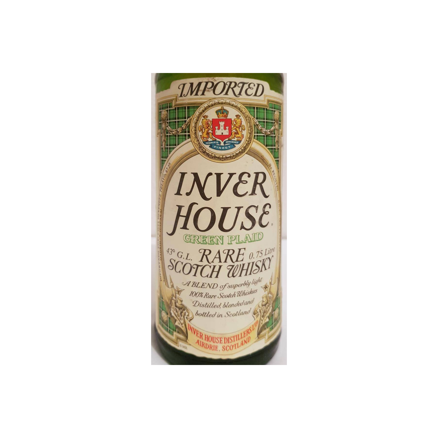 Inver House Green Plaid 2