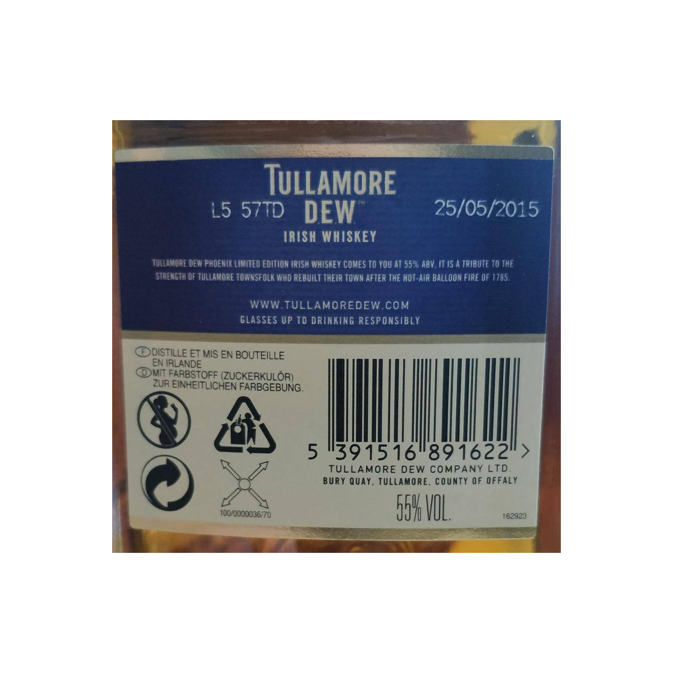 Tullamore Dew Limited Edition Blended Whisky