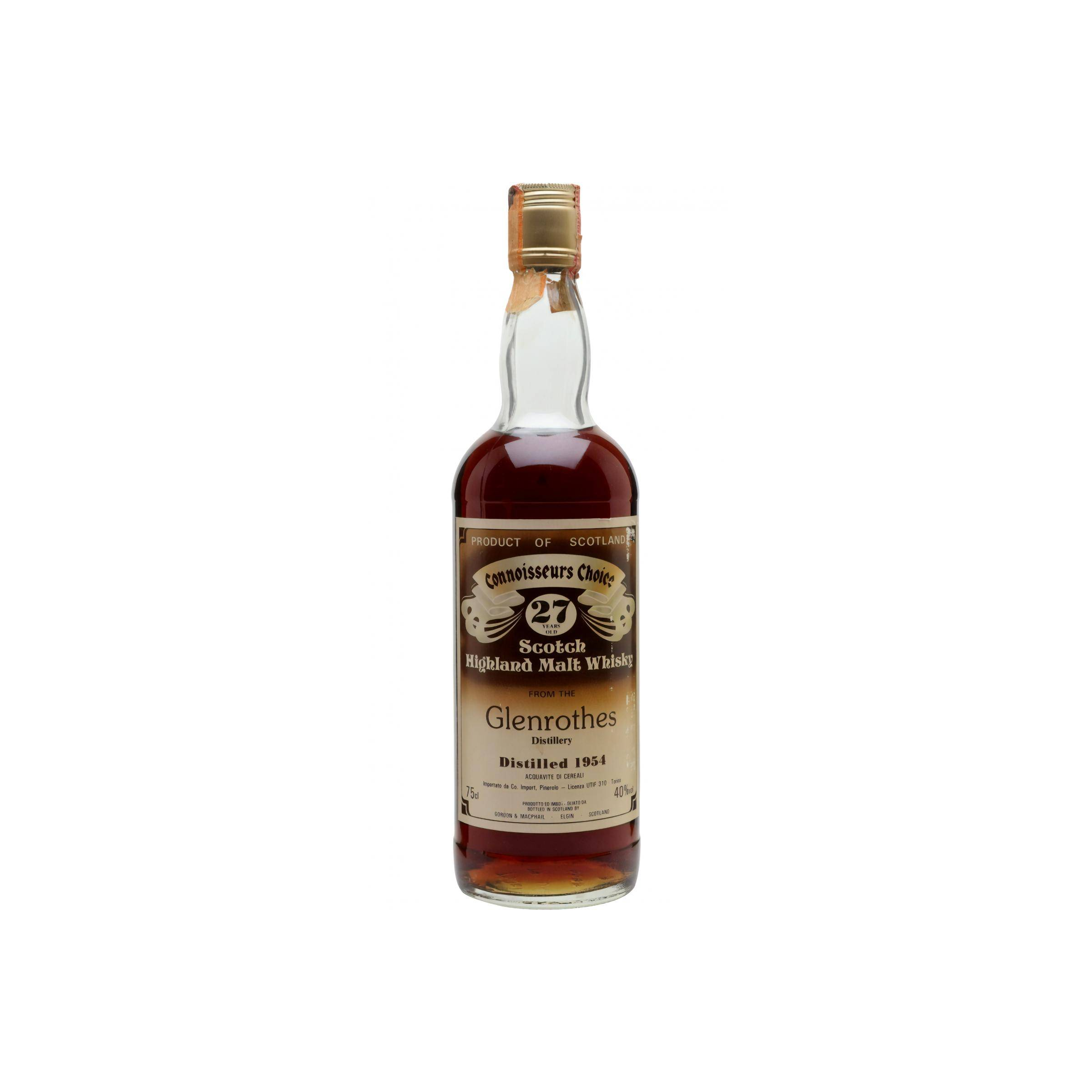 The Glenrothes Connoisseurs Choice 1954 27 Years Single Malt Whisky