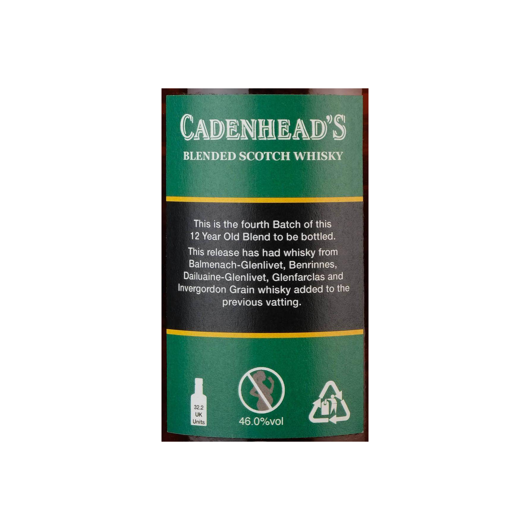 Cadenhead Blended Scotch Whisky 12 Years Blended Whisky 2