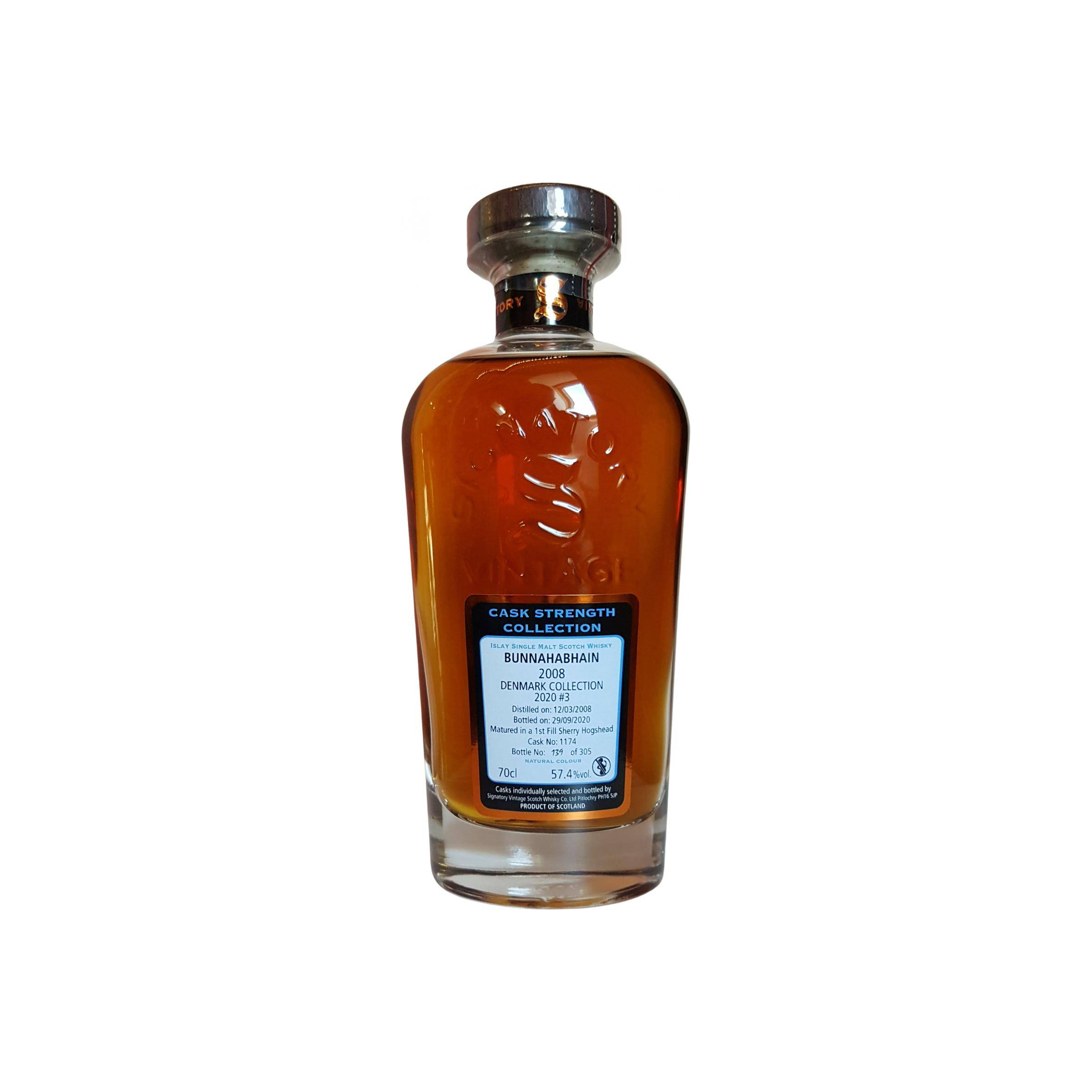 Bunnahabhain Cask Strength Collection 2008 12 Years Single Malt Whisky