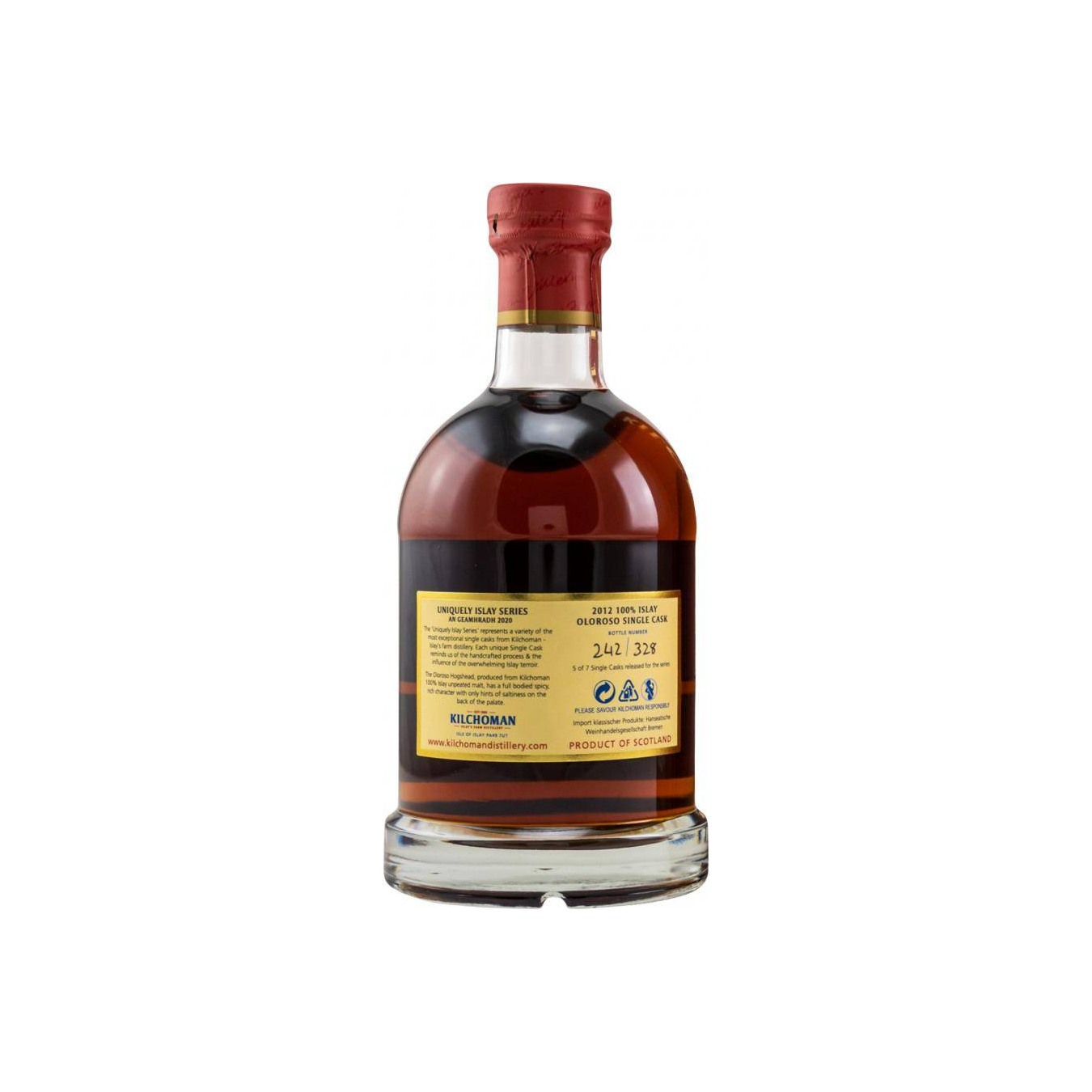 Kilchoman 2012 8 Years Single Malt Whisky 2