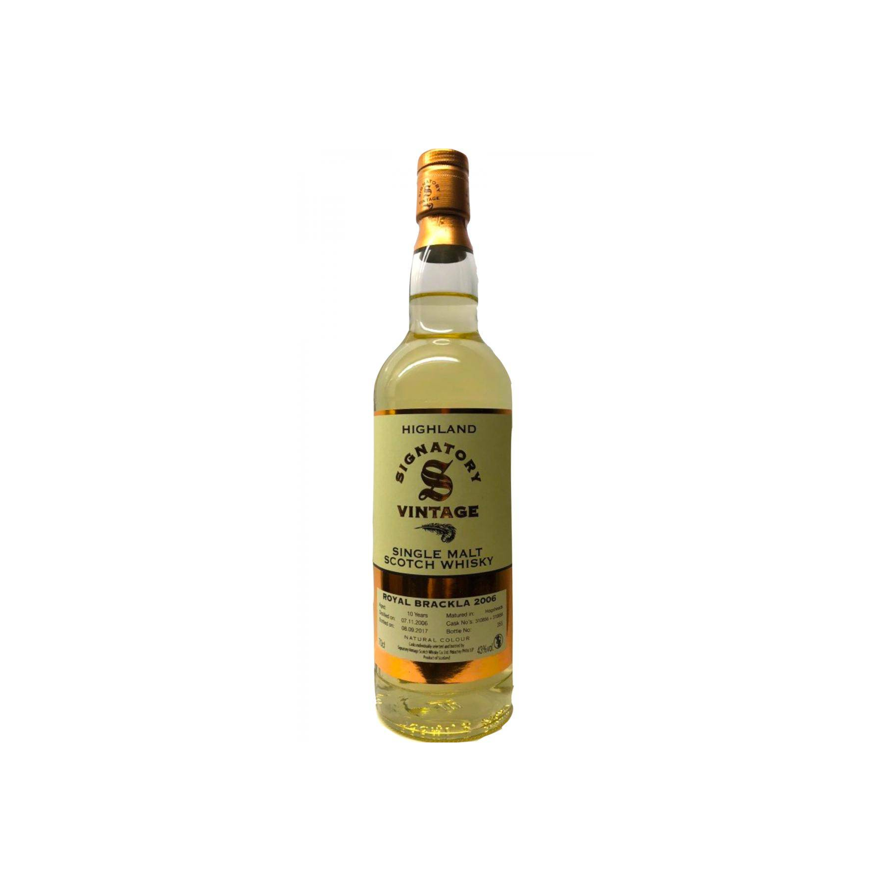 Royal Brackla Vintage Collection 2006 10 Years Single Malt Whisky