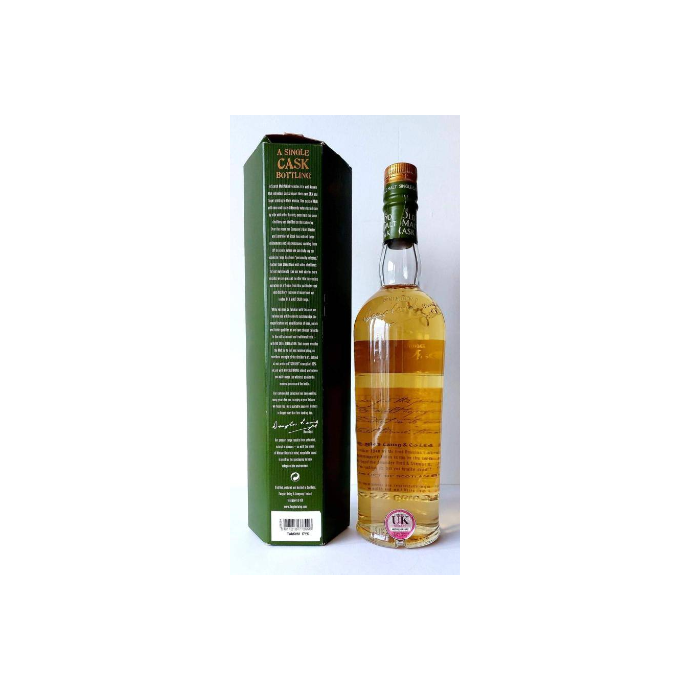 Tamdhu Old Malt Cask 1991 17 Years Single Malt Whisky 3