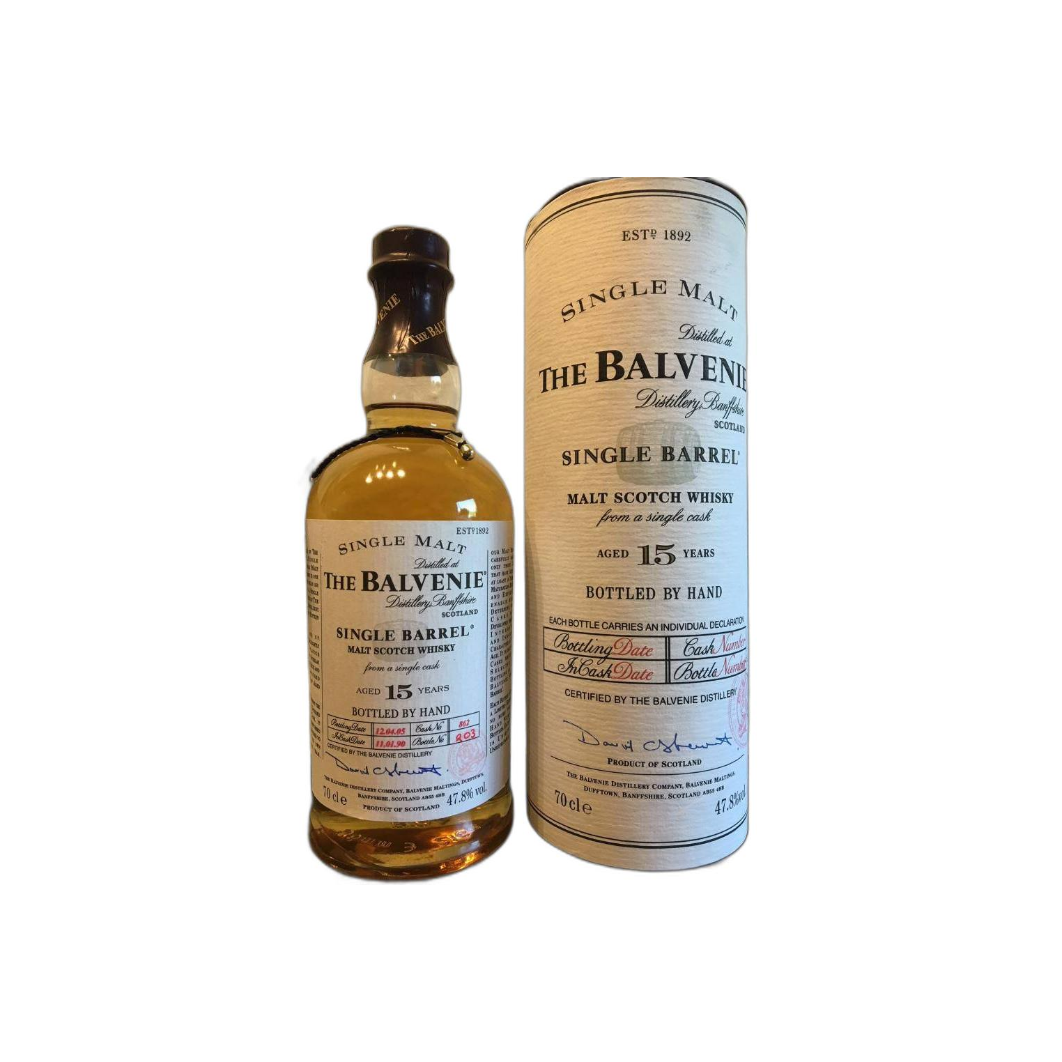 The Balvenie Single Cask 1990 15 Years Single Malt Whisky 2