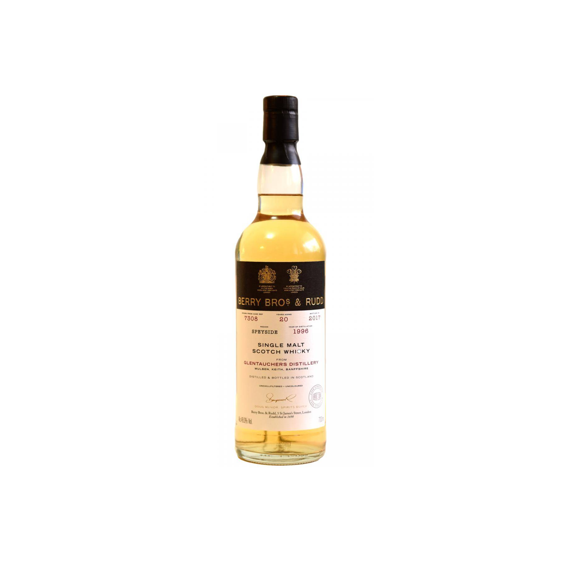 Glentauchers 1996 20 Years Single Malt Whisky
