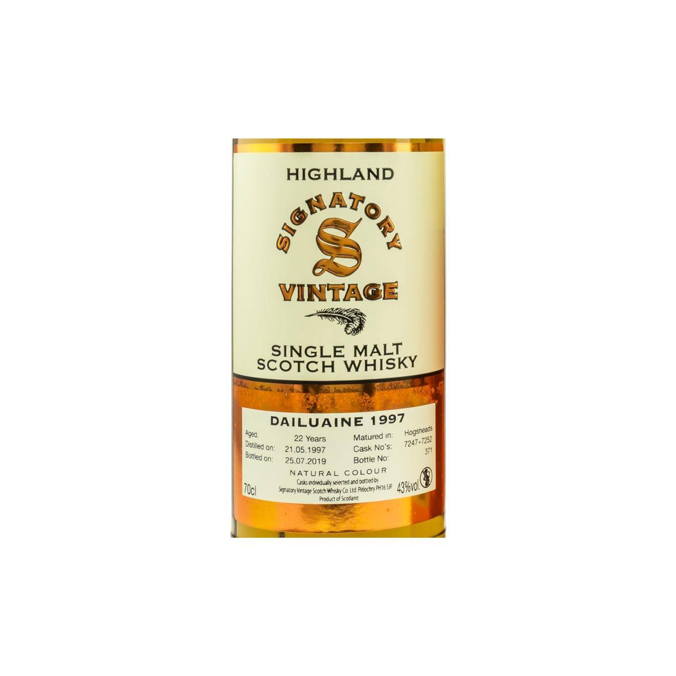 Dailuaine 1997 22 Years Single Malt Whisky 2