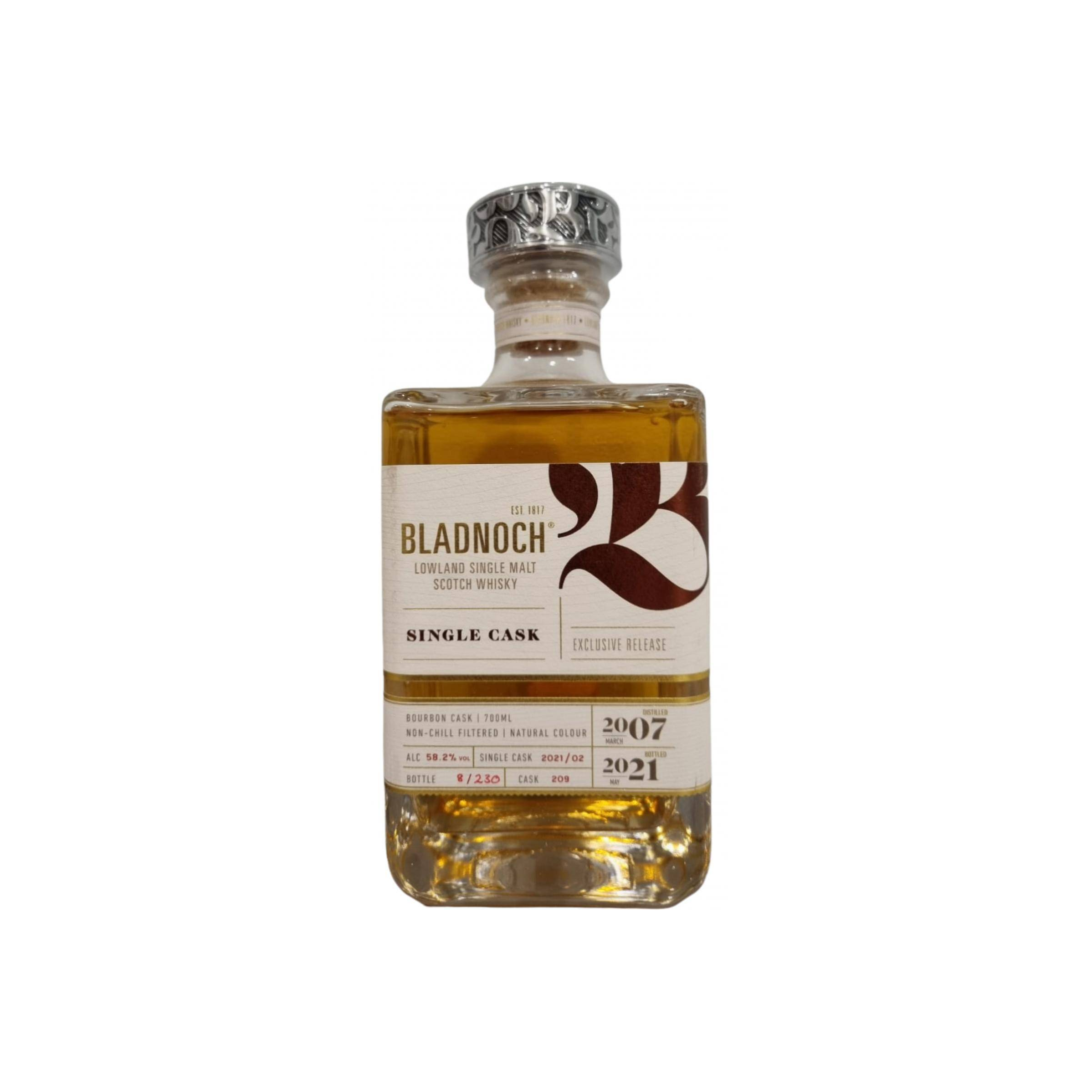 Bladnoch Single Cask 2007 14 Years Single Malt Whisky