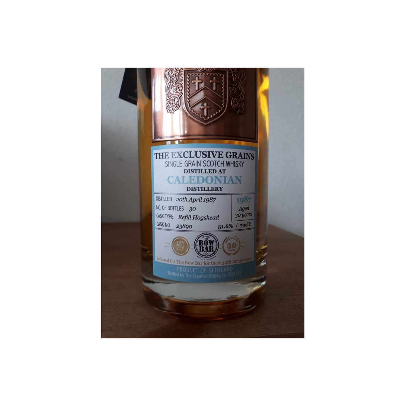 Caledonian 1987 30 Years Single Grain Whisky 2