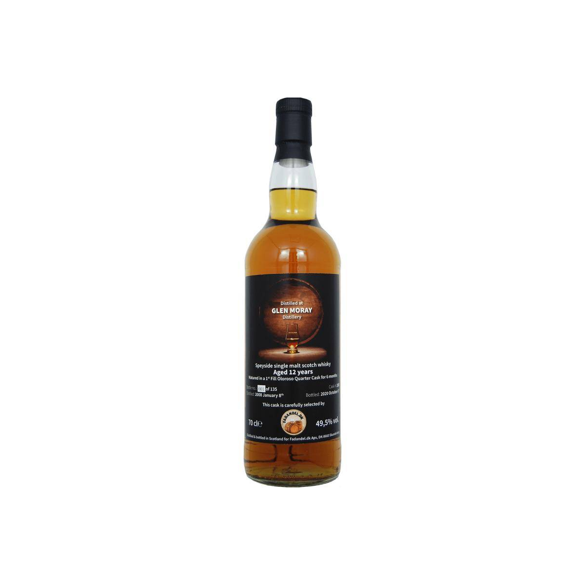 Glen Moray 2008 12 Years Single Malt Whisky