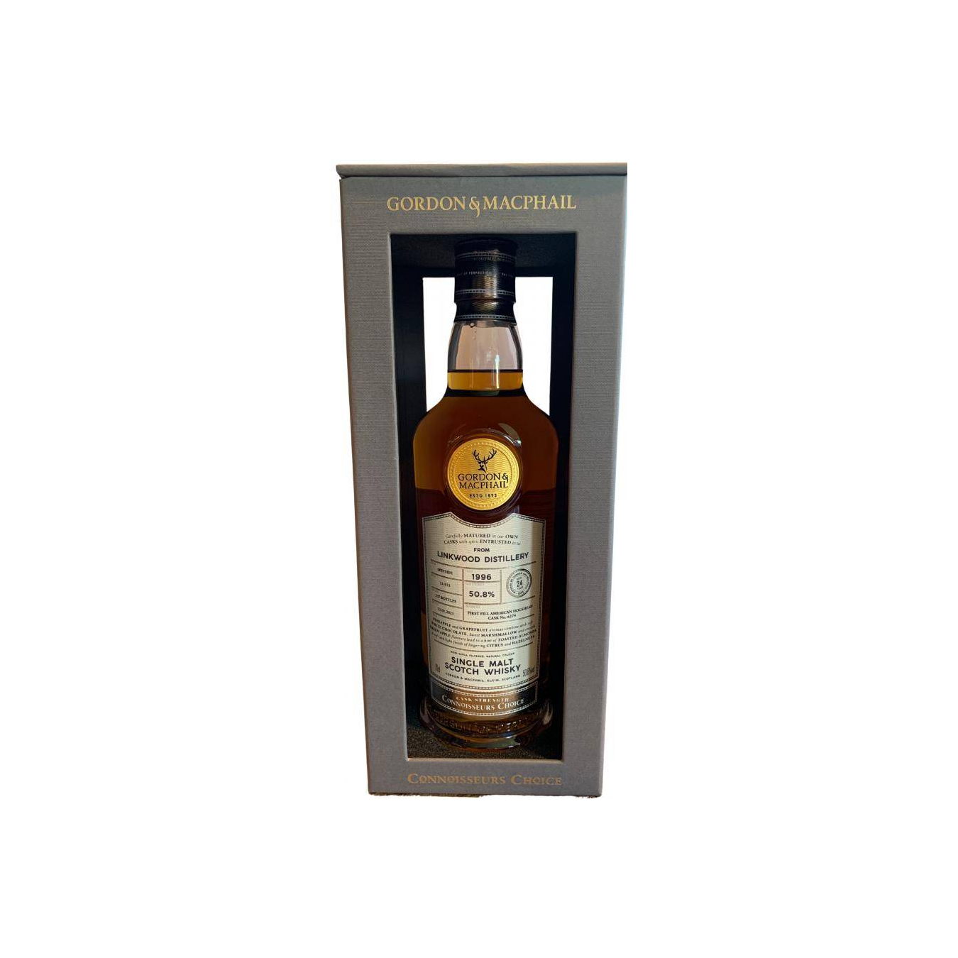 Linkwood Connoisseurs Choice - Cask Strength 1996 24 Years Single Malt Whisky 3