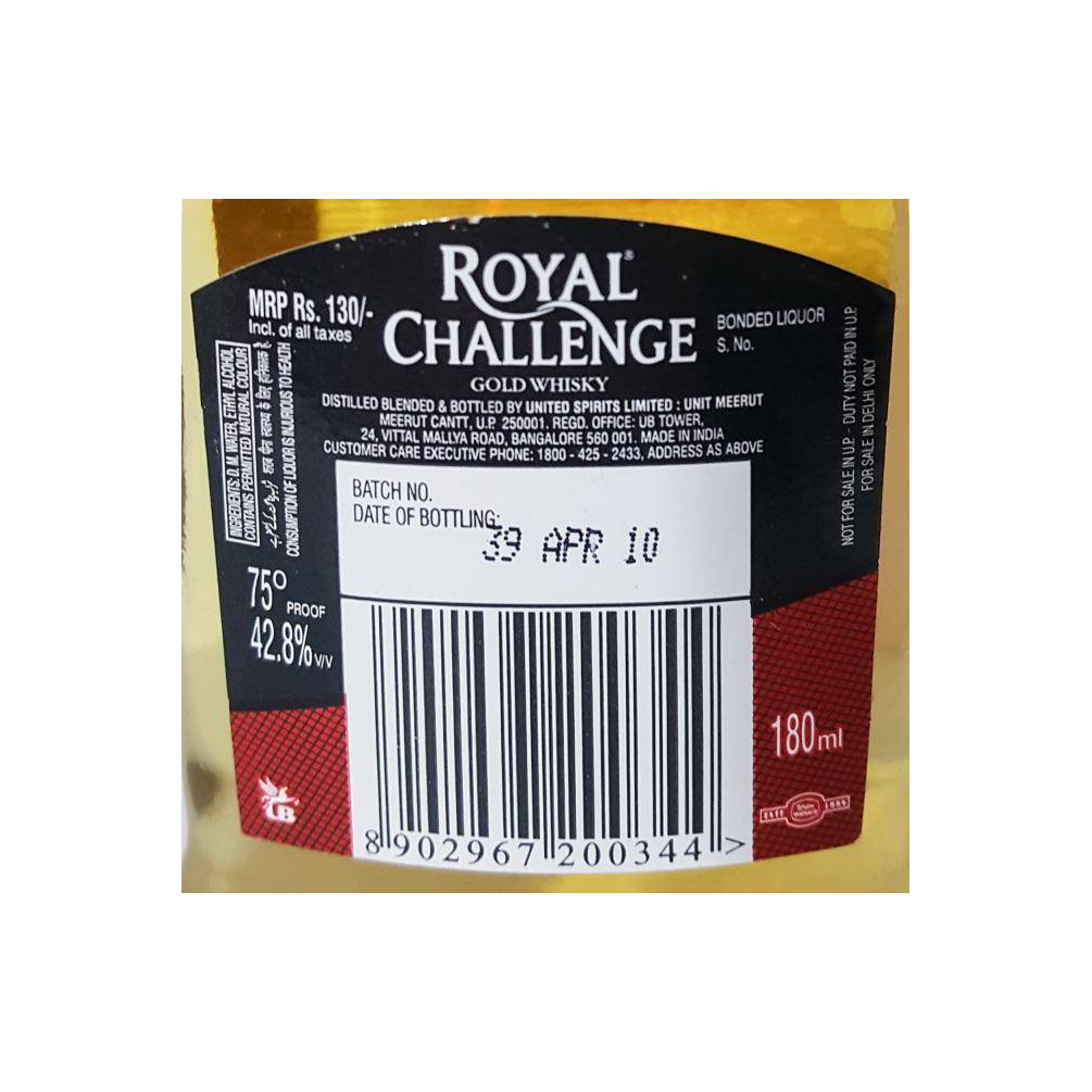 Royal Challenge Blended Whisky 2