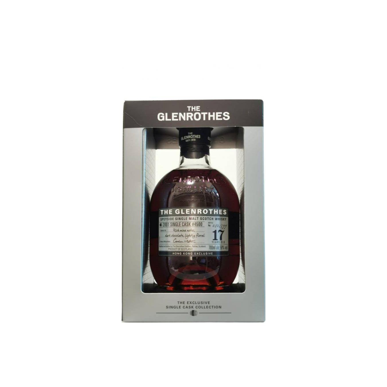 The Glenrothes Single Cask 2001 17 Years Single Malt Whisky
