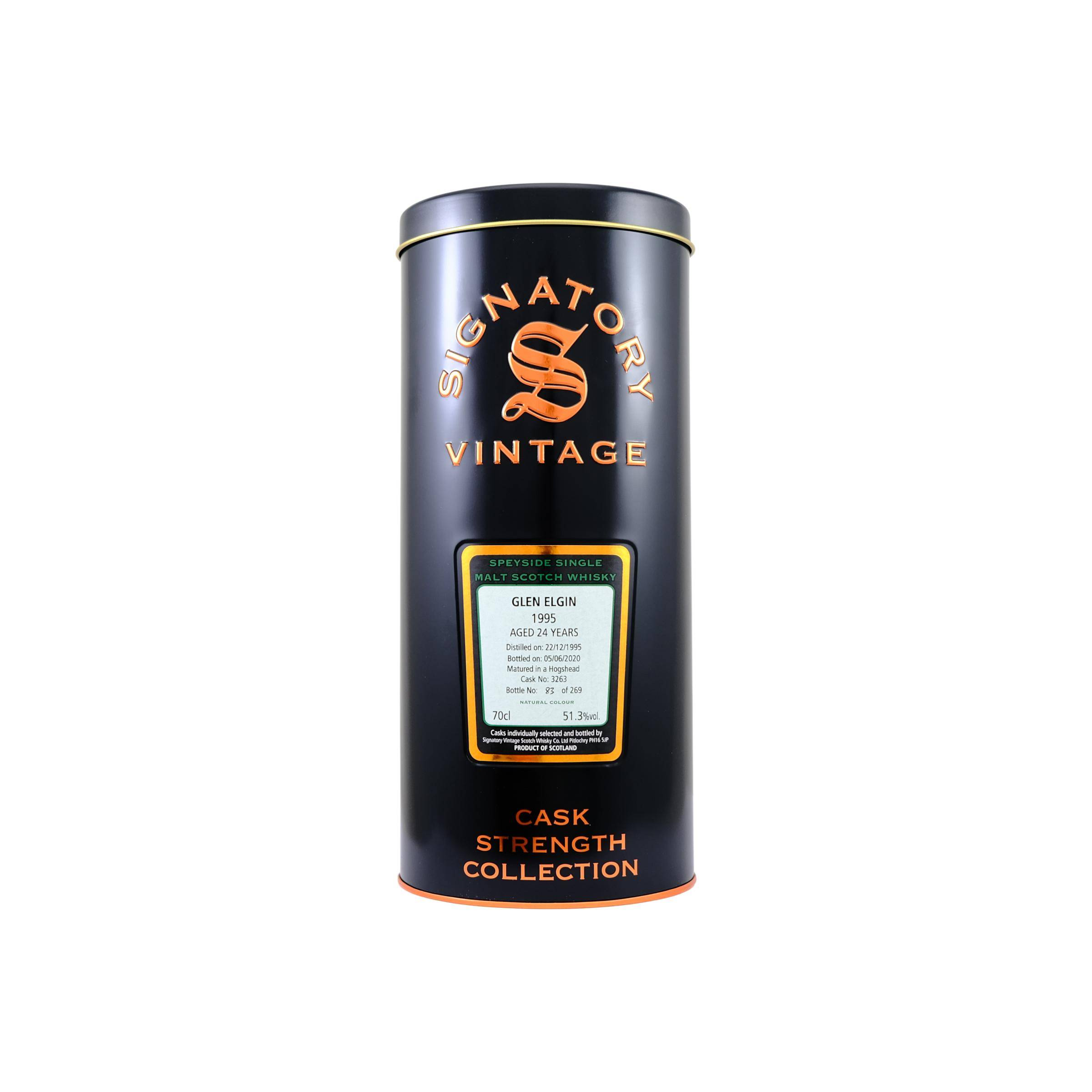 Glen Elgin Cask Strength Collection 1995 24 Years Single Malt Whisky 2