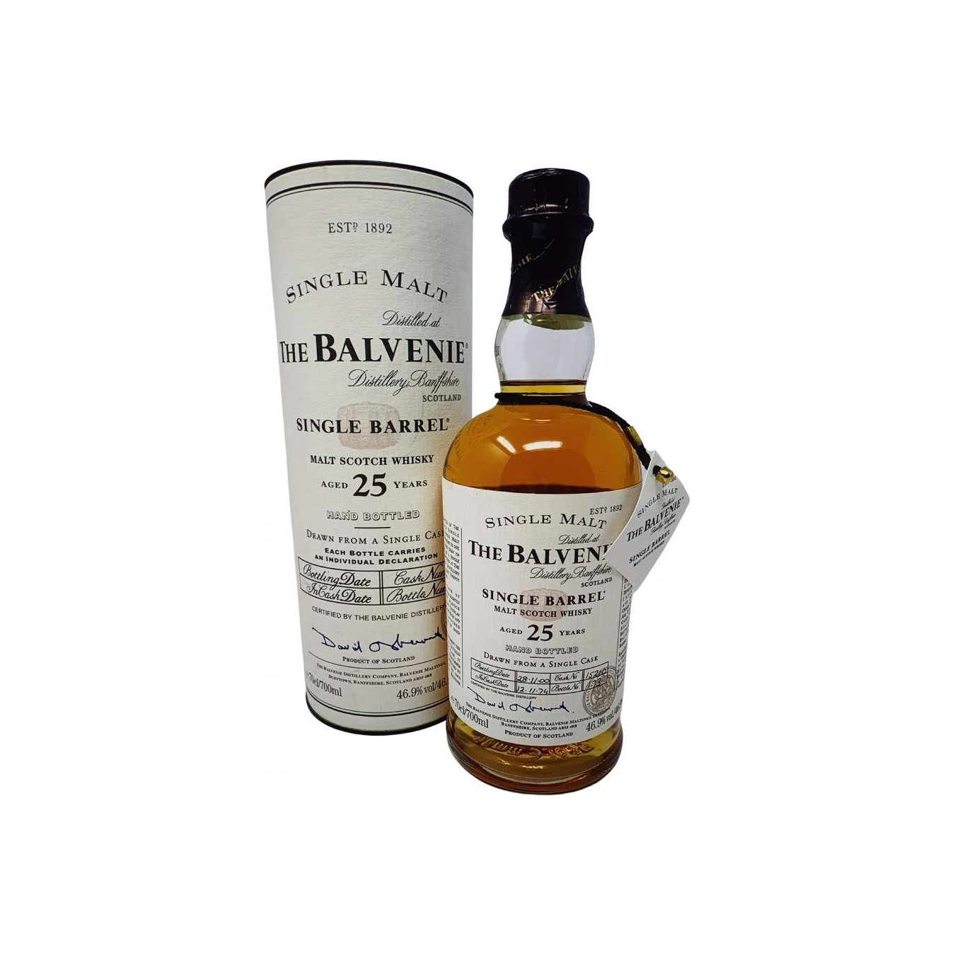 The Balvenie Single Cask 1974 25 Years Single Malt Whisky