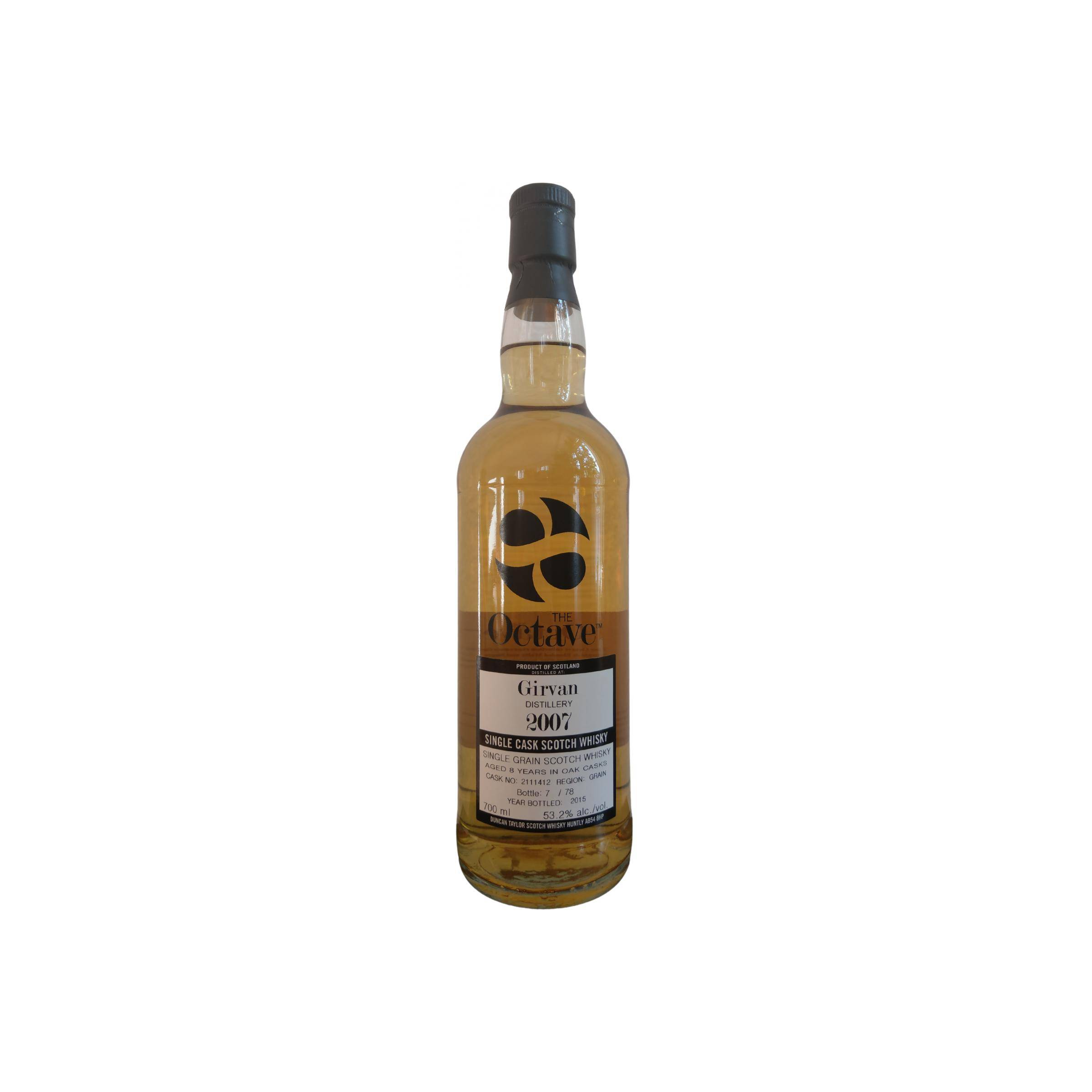 Girvan The Octave 2007 8 Years Single Grain Whisky
