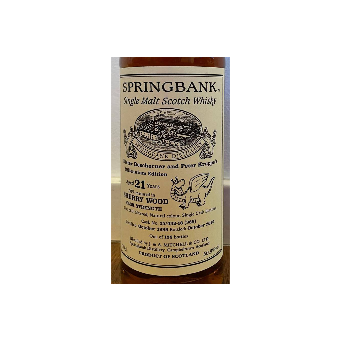 Springbank Private Bottling 1999 21 Years Single Malt Whisky 2
