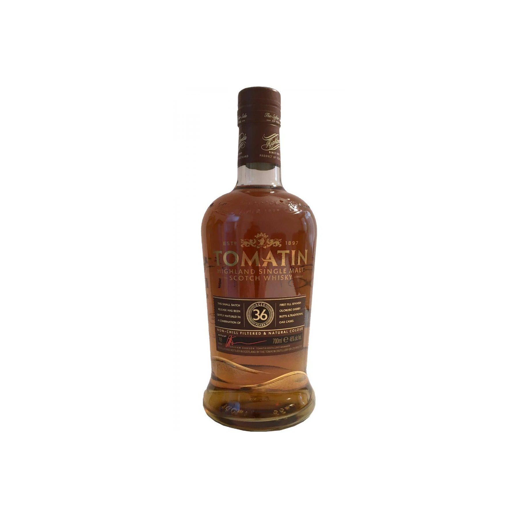 Tomatin 36 Years Single Malt Whisky