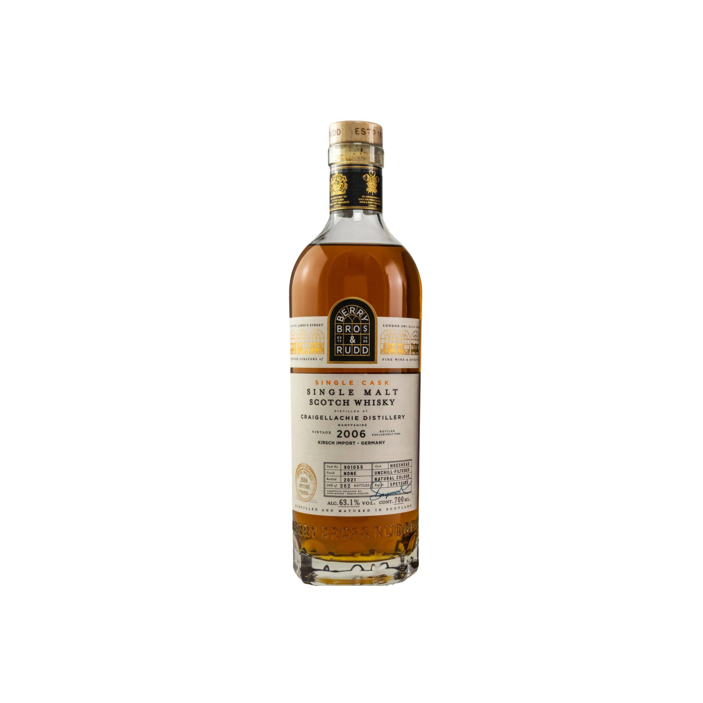 Craigellachie Single Cask 2006 15 Years Single Malt Whisky