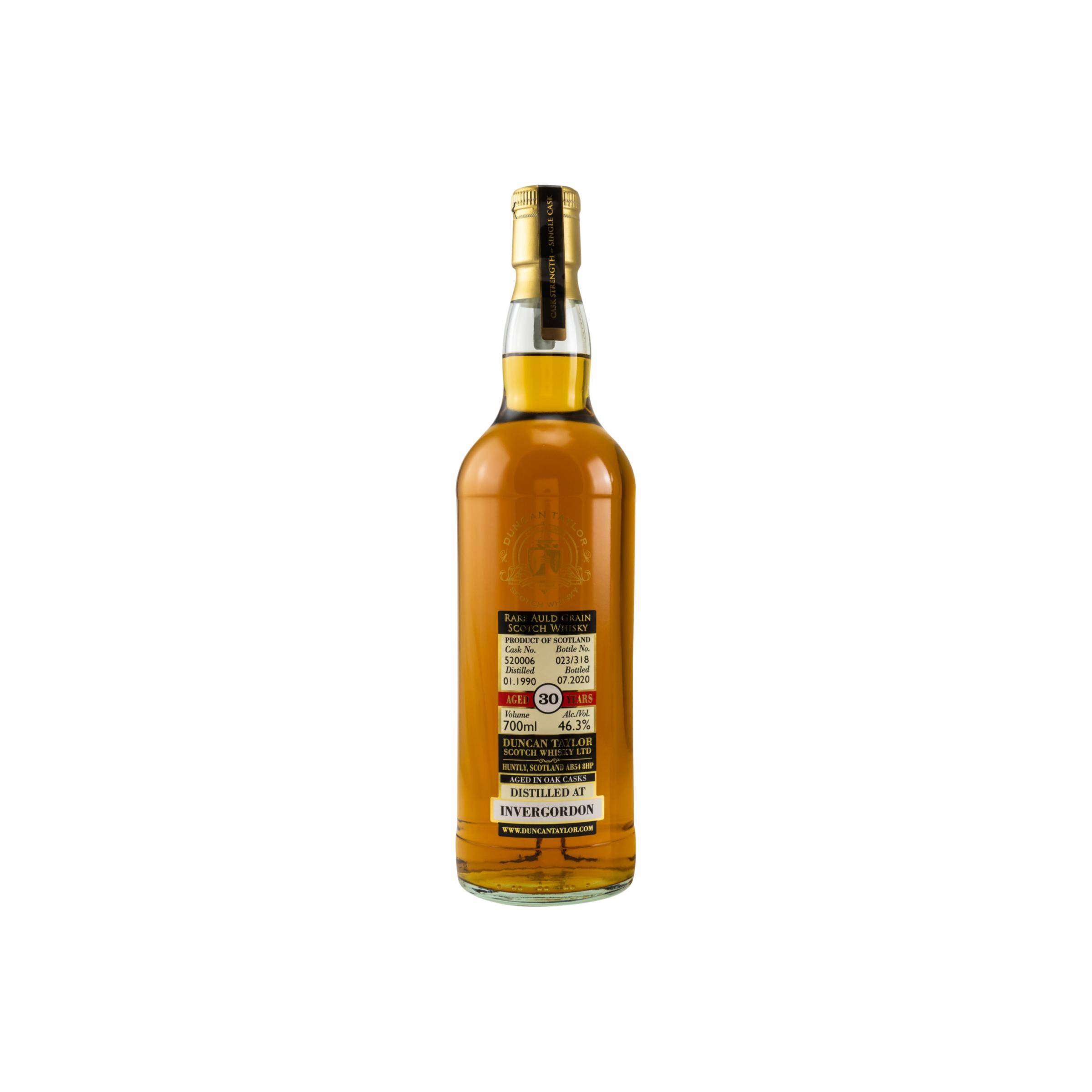 Invergordon 1990 30 Years Single Grain Whisky