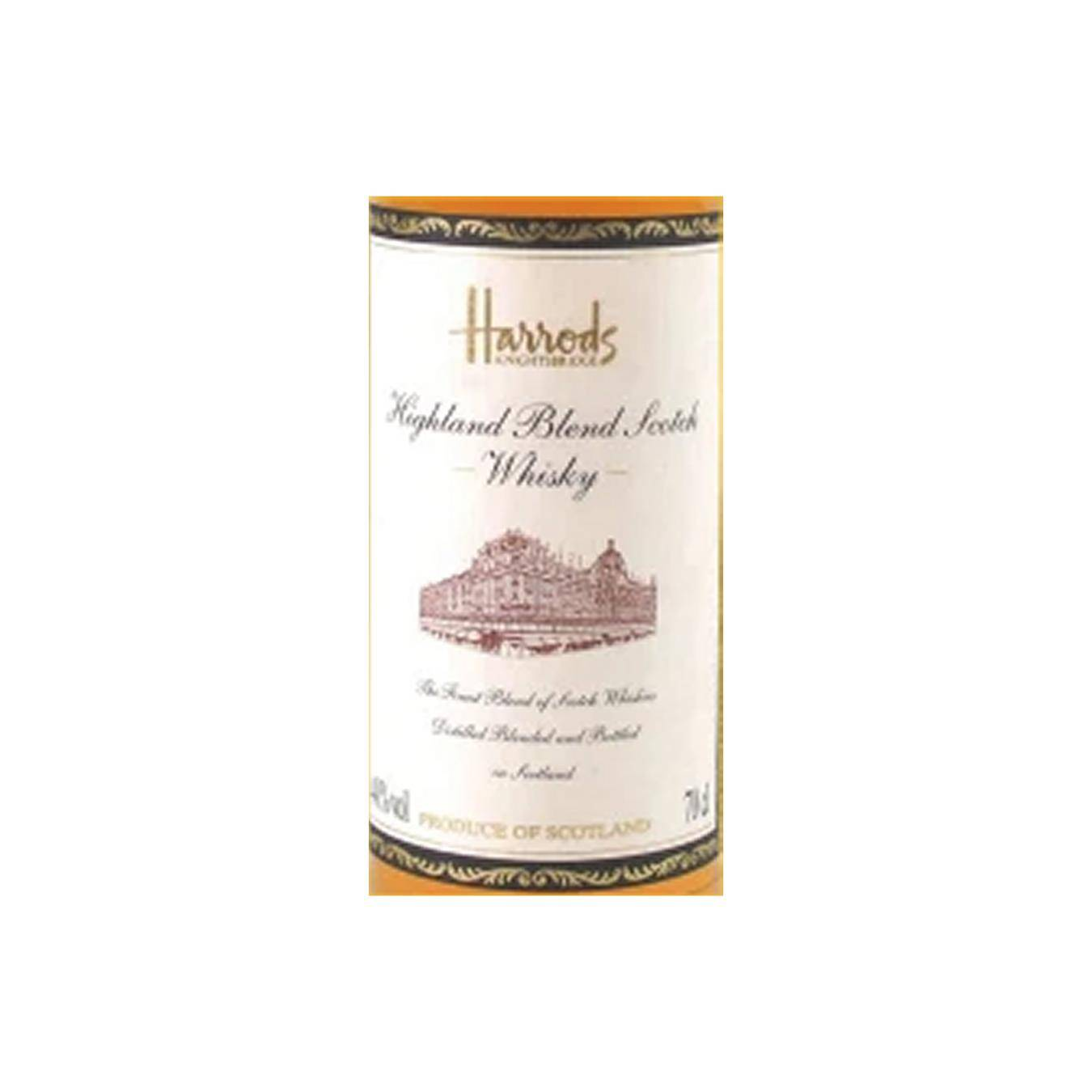 Harrods Highland Blend Scotch Whisky