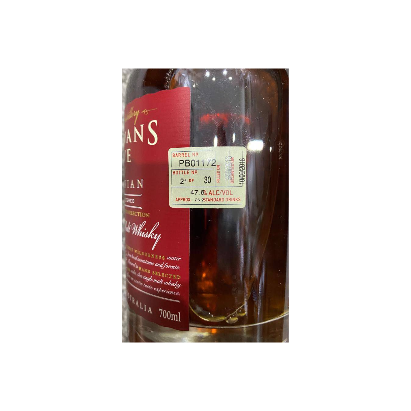 Sullivans Cove 2016 2 Years Single Malt Whisky