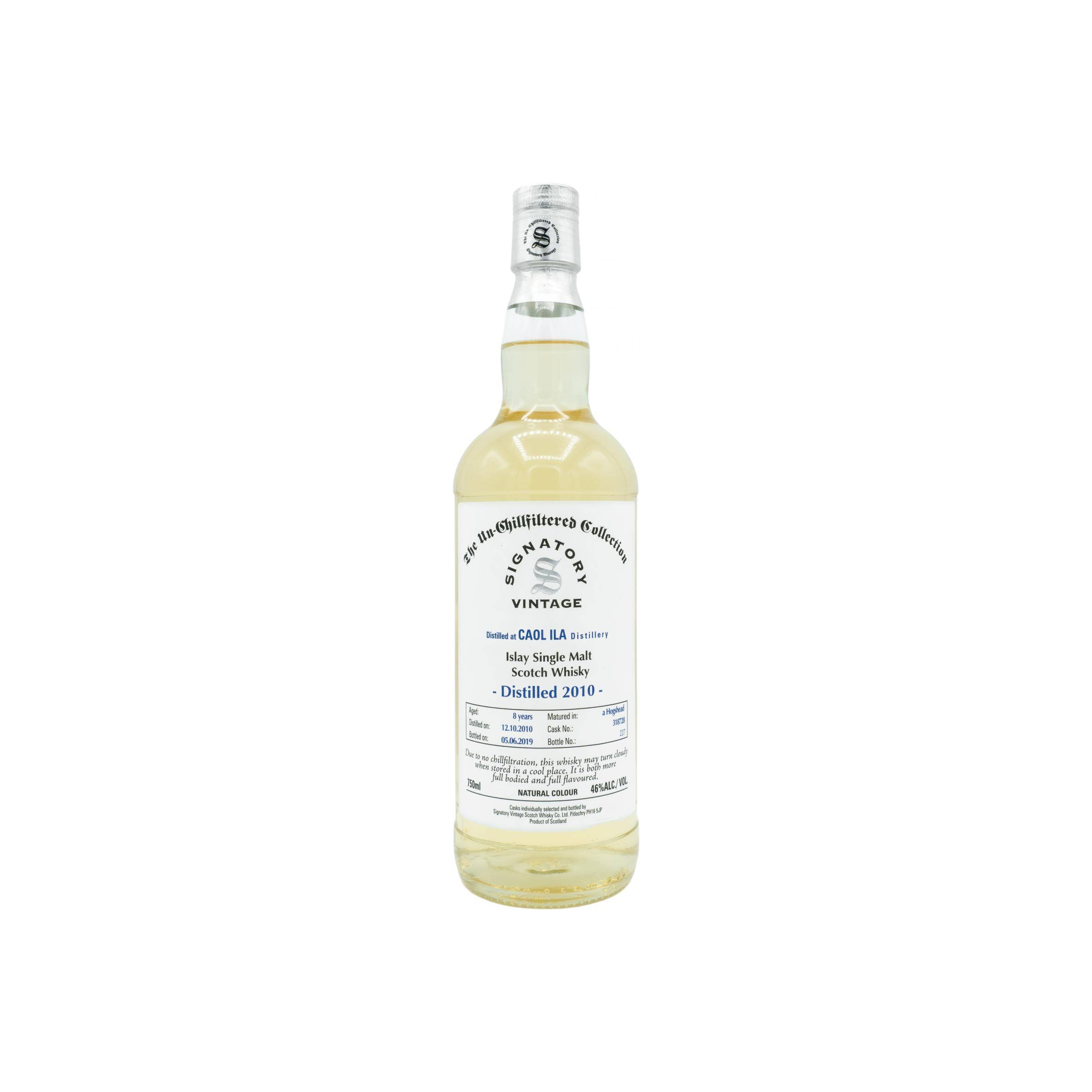Caol Ila The Un-Chillfiltered Collection 2010 8 Years Single Malt Whisky