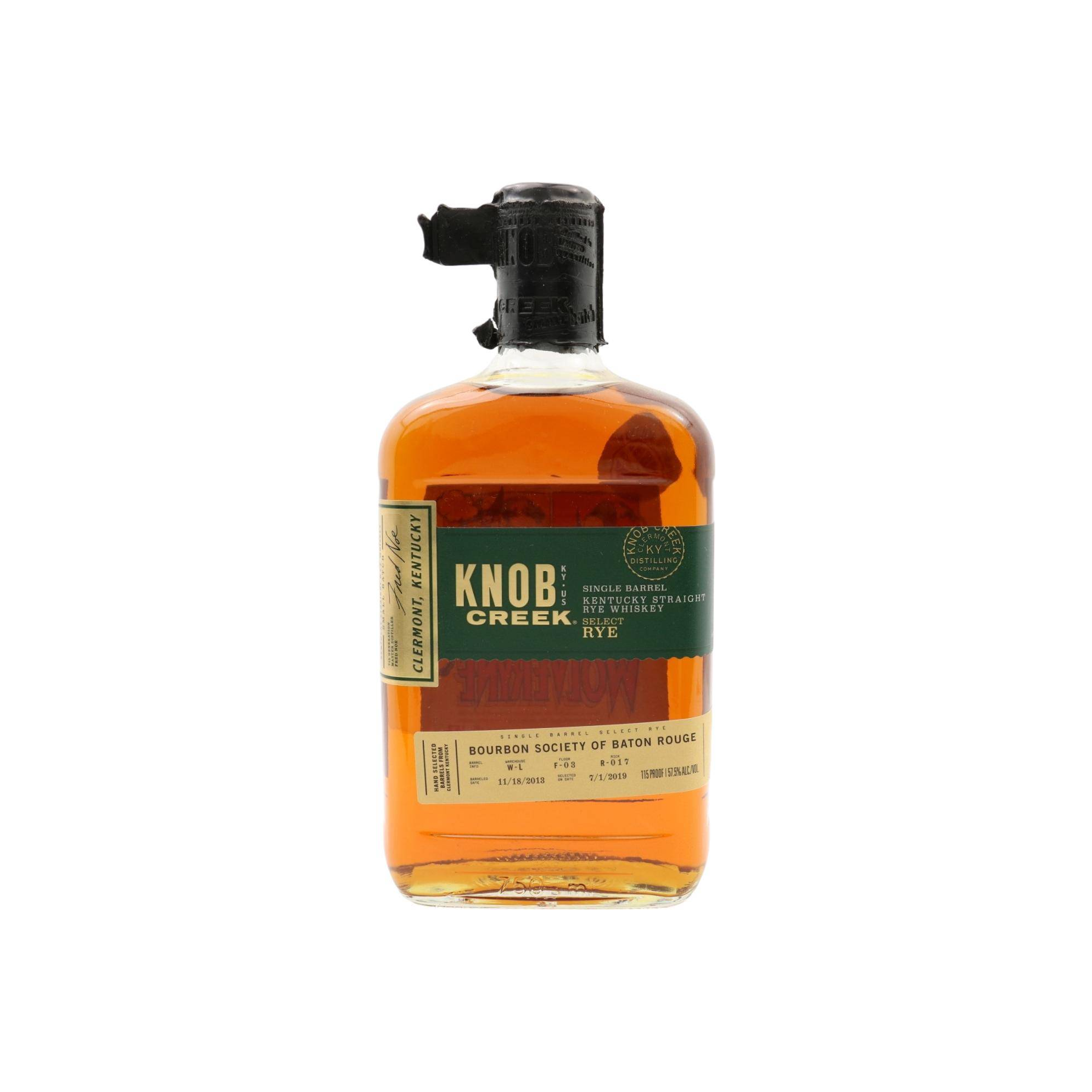 Knob Creek 2013 5 Years Rye Whisky