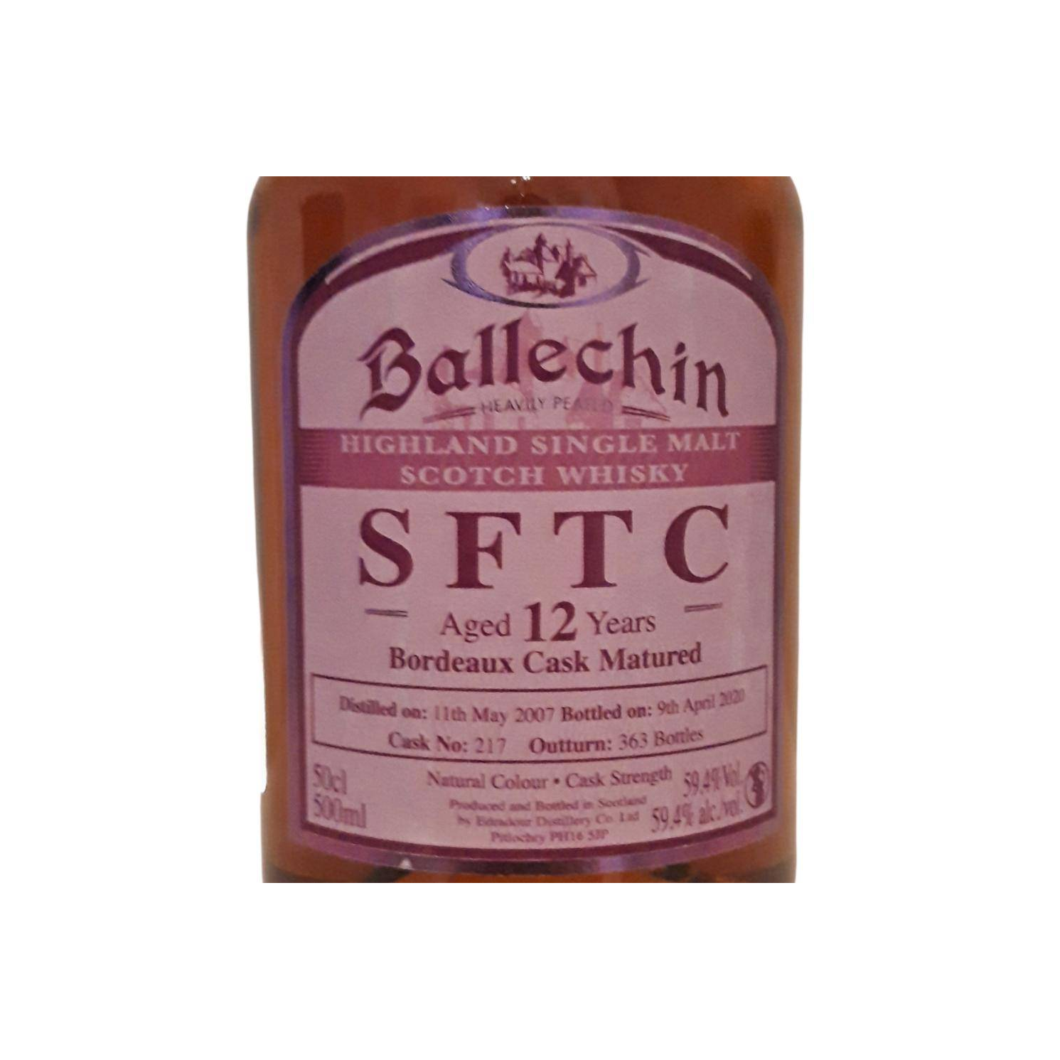 Ballechin 2007 12 Years Single Malt Whisky 2