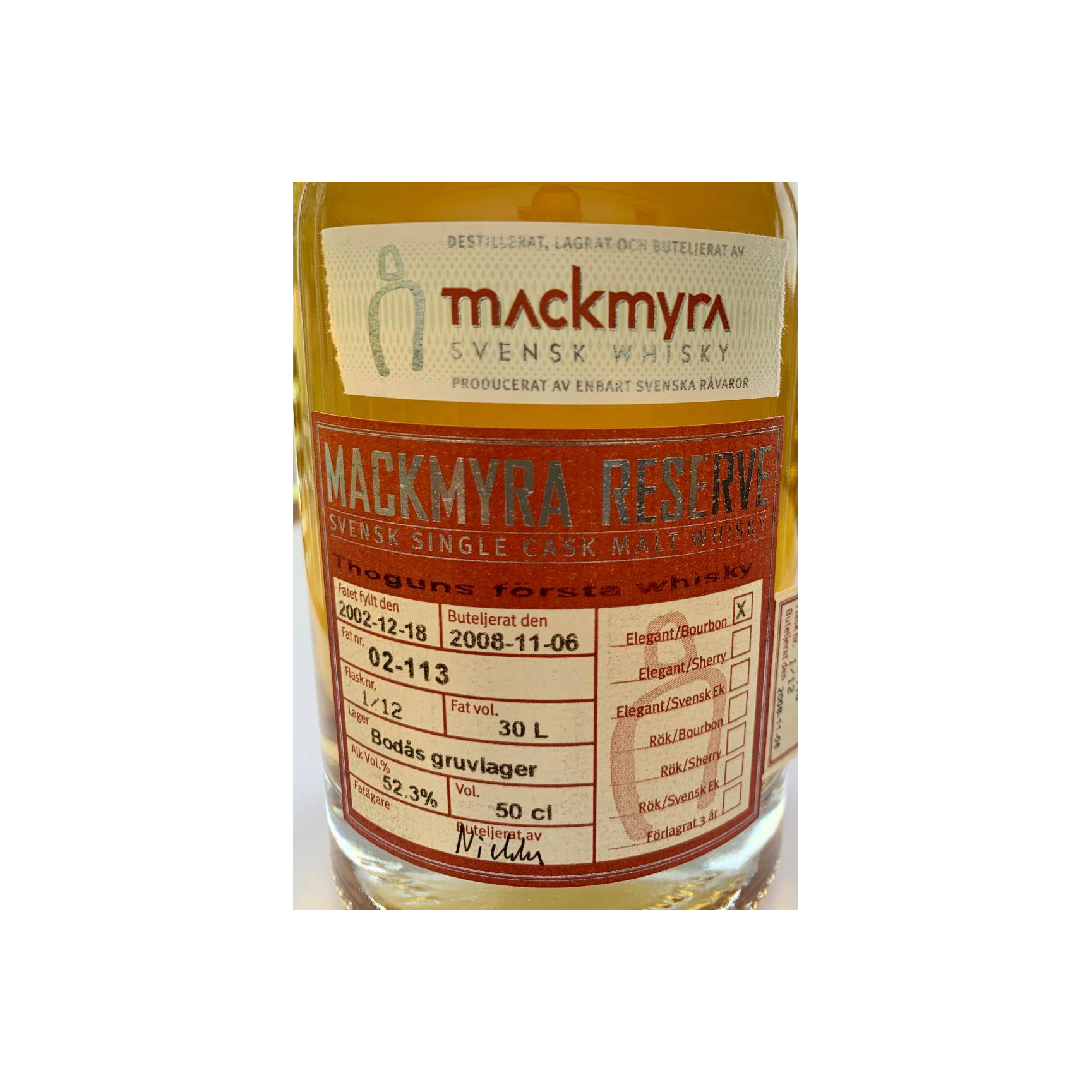 Mackmyra Reserve 2002 5 Years Single Malt Whisky 2