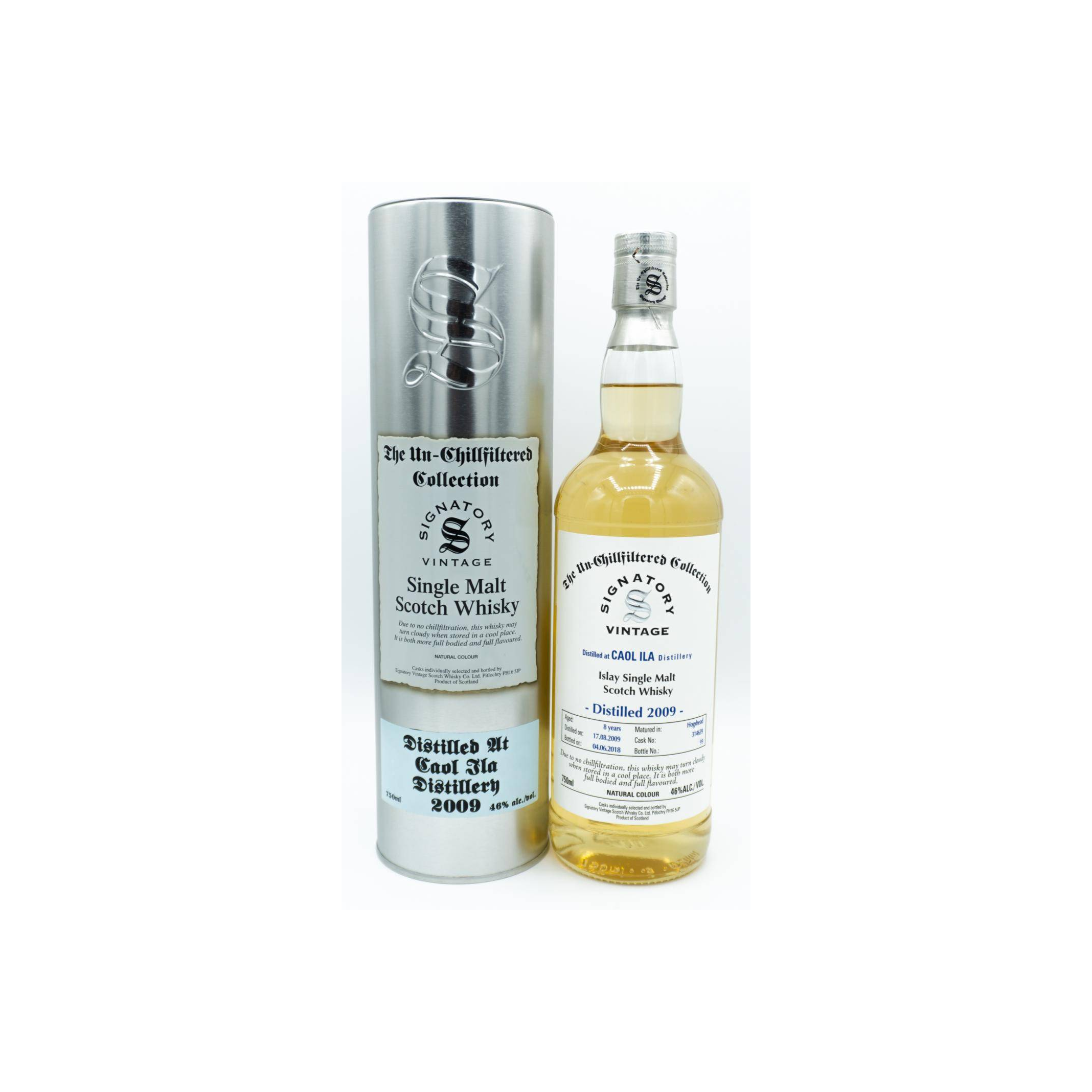 Caol Ila The Un-Chillfiltered Collection 2009 8 Years Single Malt Whisky 2