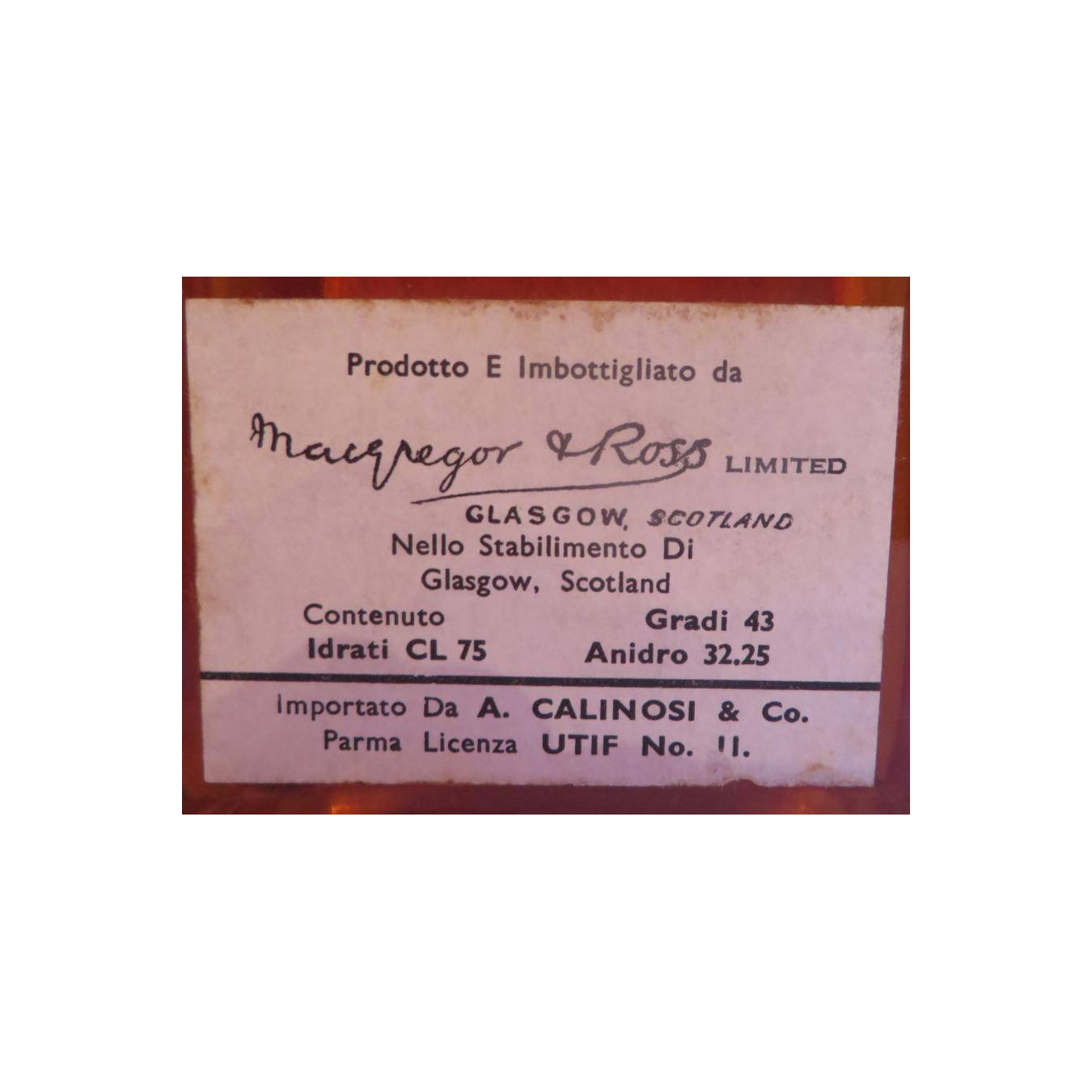 Macgregor's Blended Scotch Whisky 3