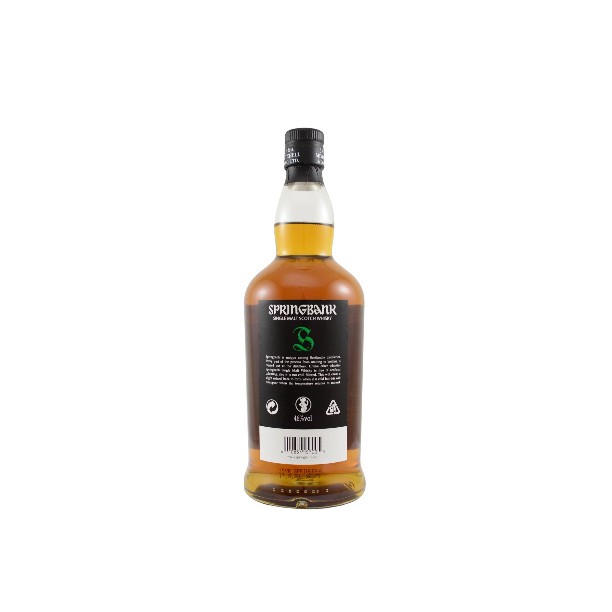 Springbank 15 Years Single Malt Whisky 2