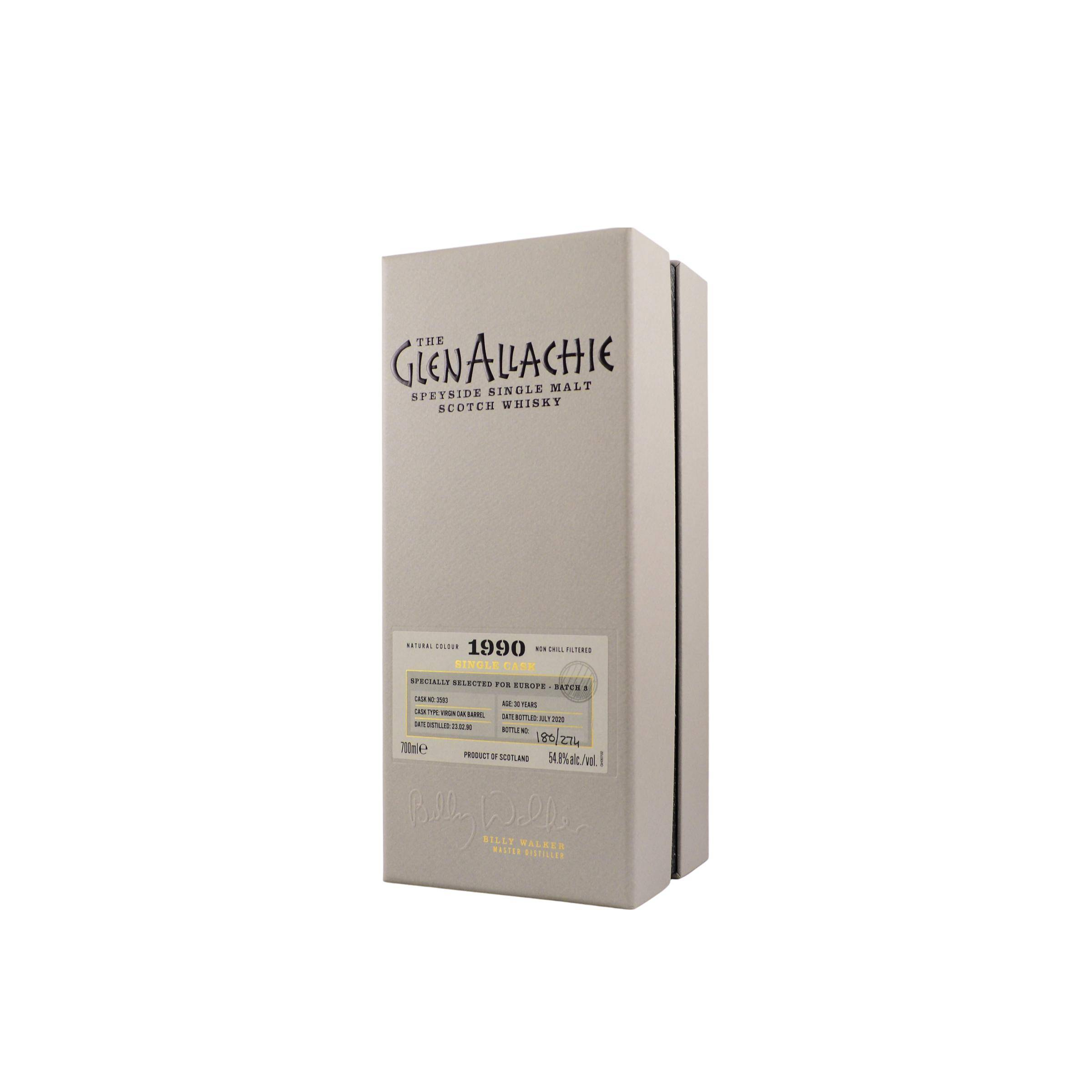 The GlenAllachie Single Cask 1990 30 Years Single Malt Whisky 3