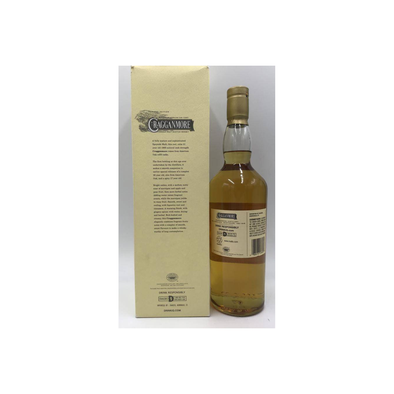 Cragganmore 1989 21 Years Single Malt Whisky