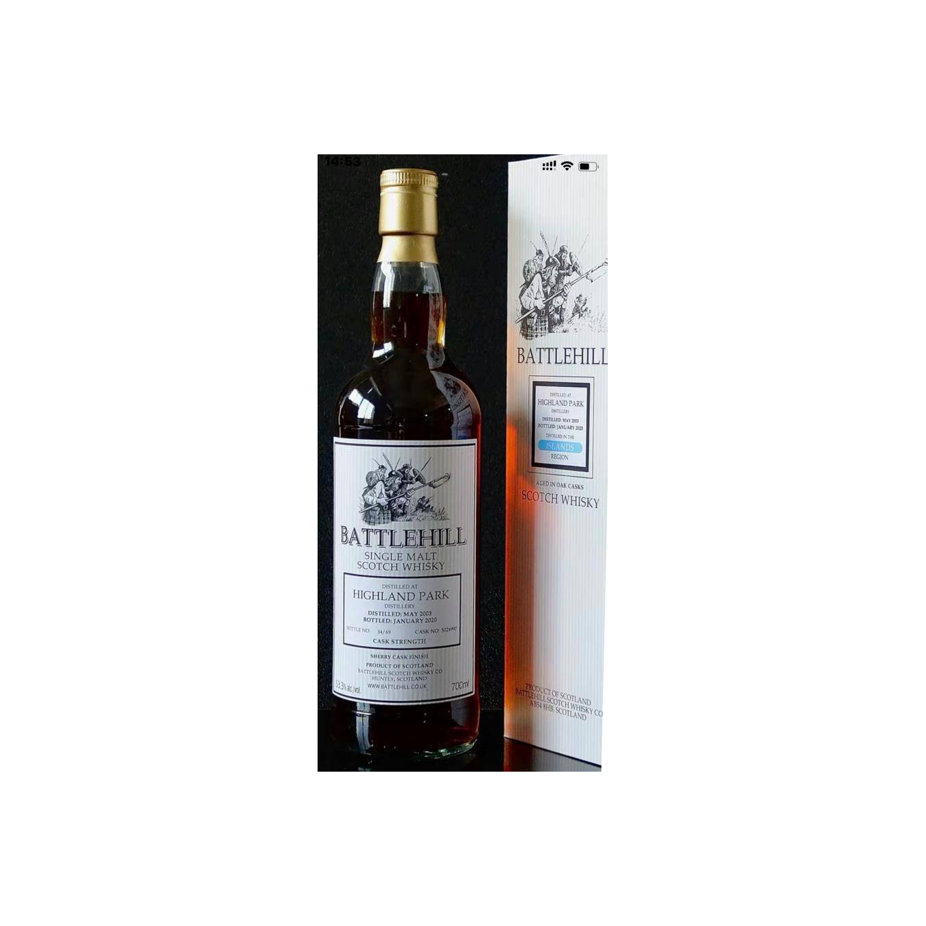 Highland Park 2003 16 Years Single Malt Whisky