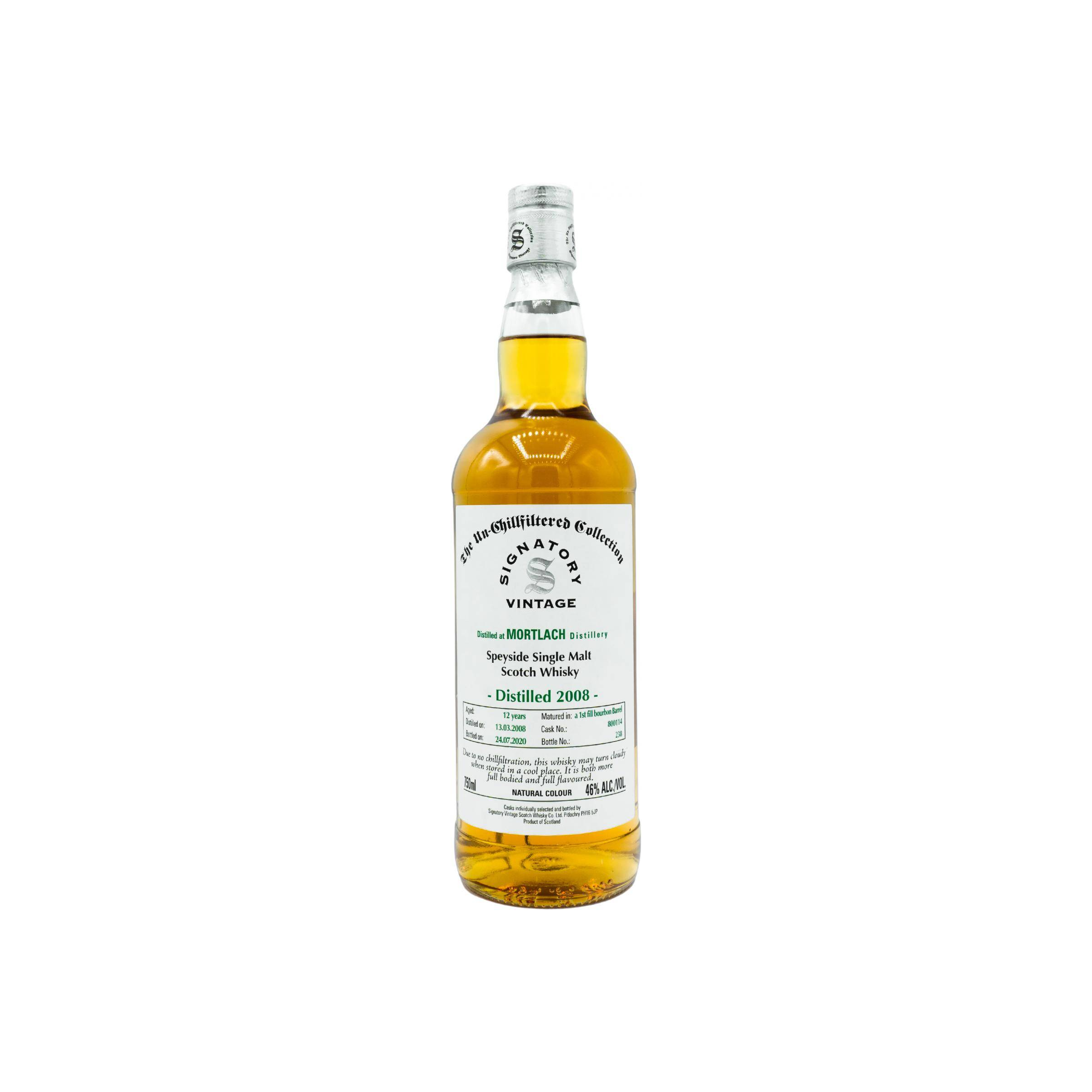 Mortlach The Un-Chillfiltered Collection 2008 12 Years Single Malt Whisky