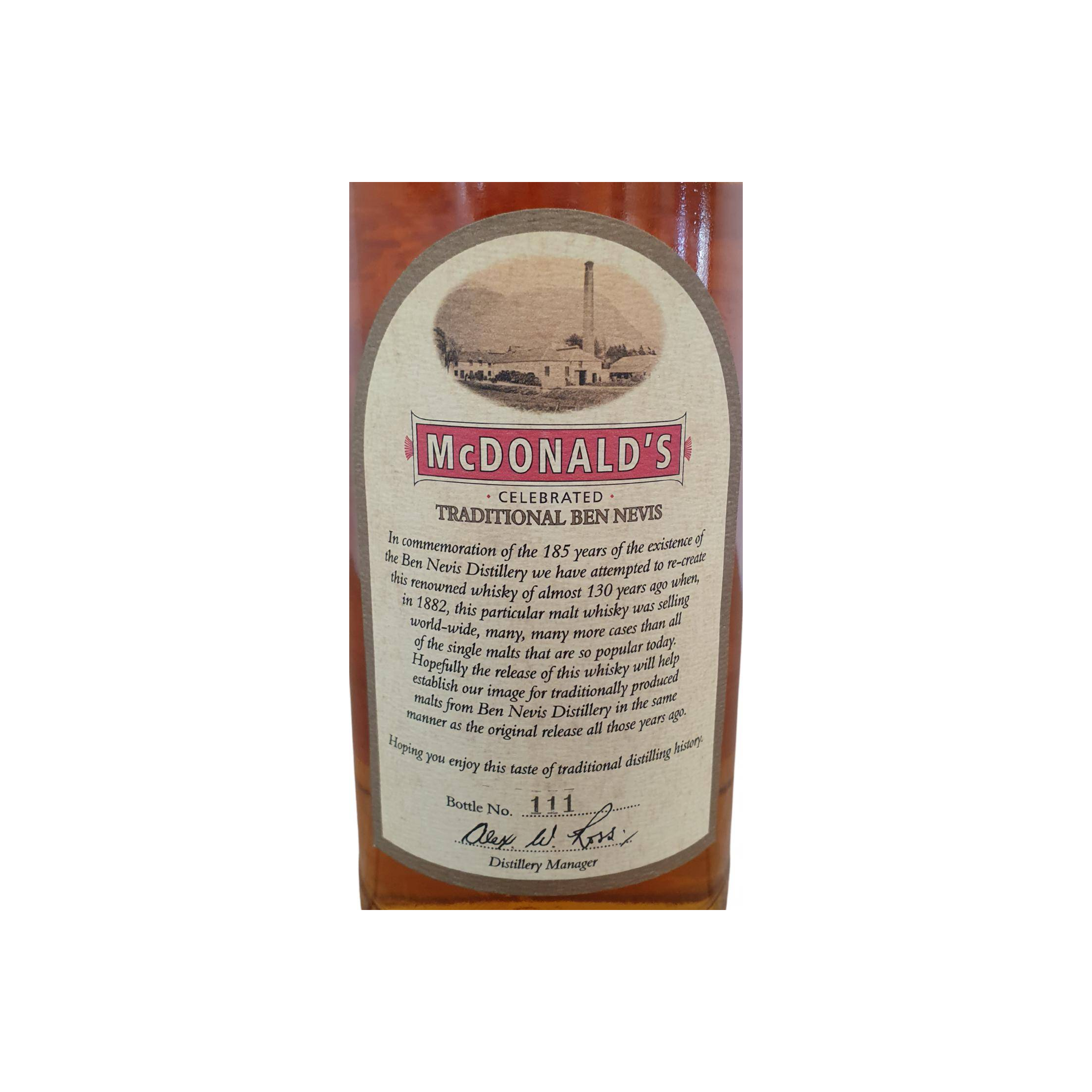 Ben Nevis Single Malt Whisky 2